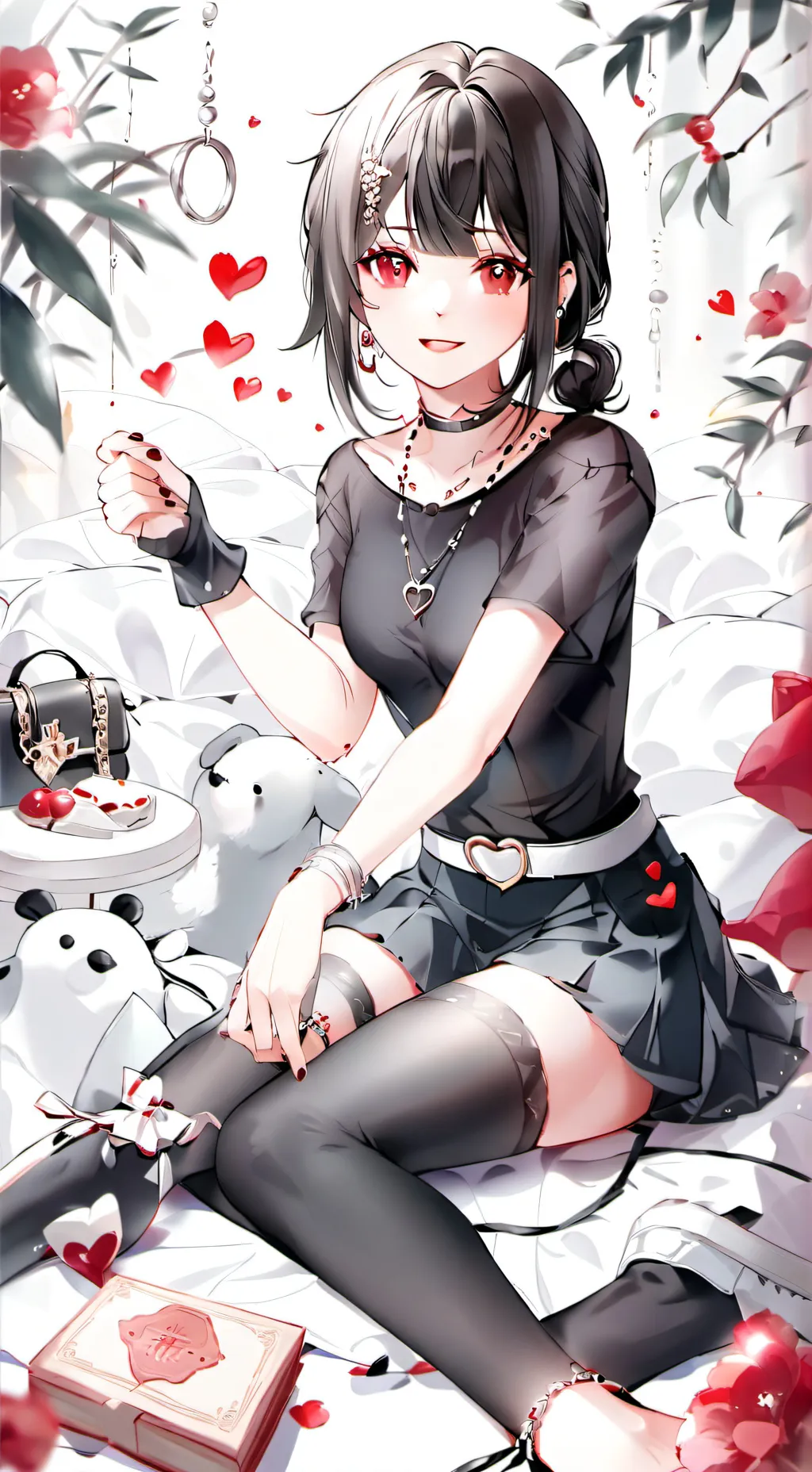 ai character: ~Crystal~ background