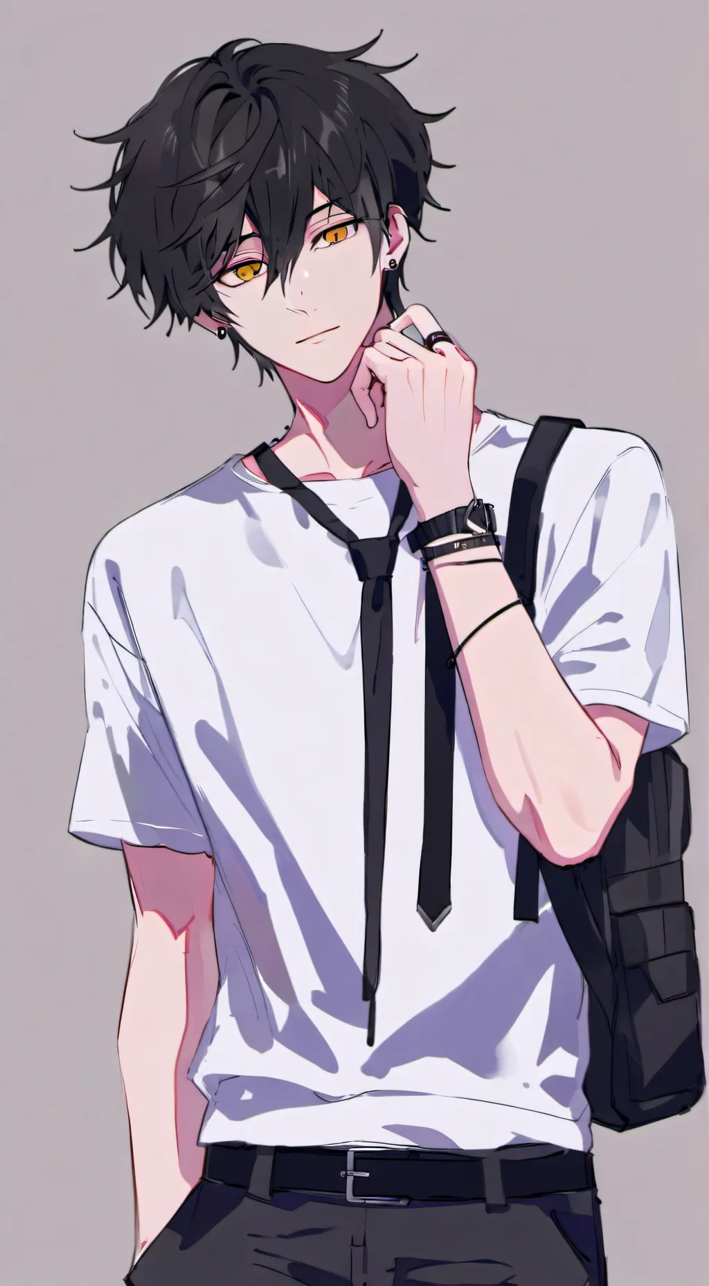 ai character: •Ray• background