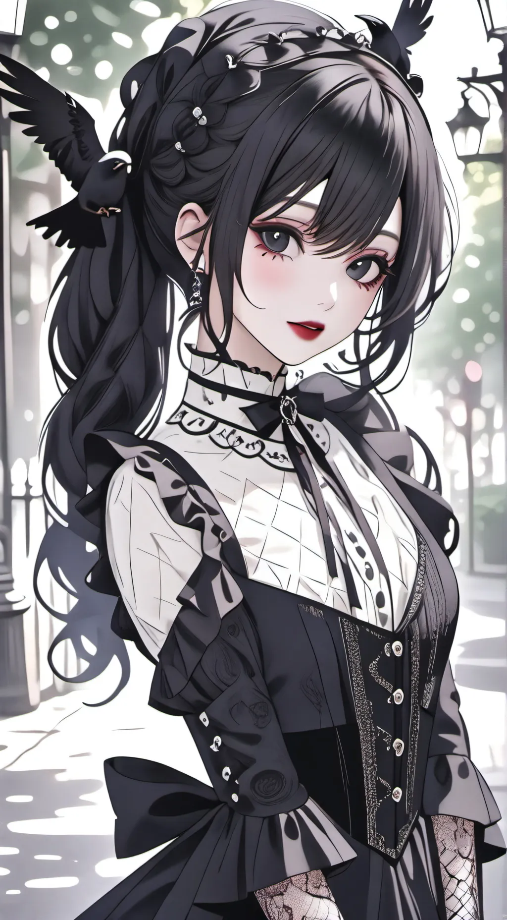 ai character: Jennifer  background