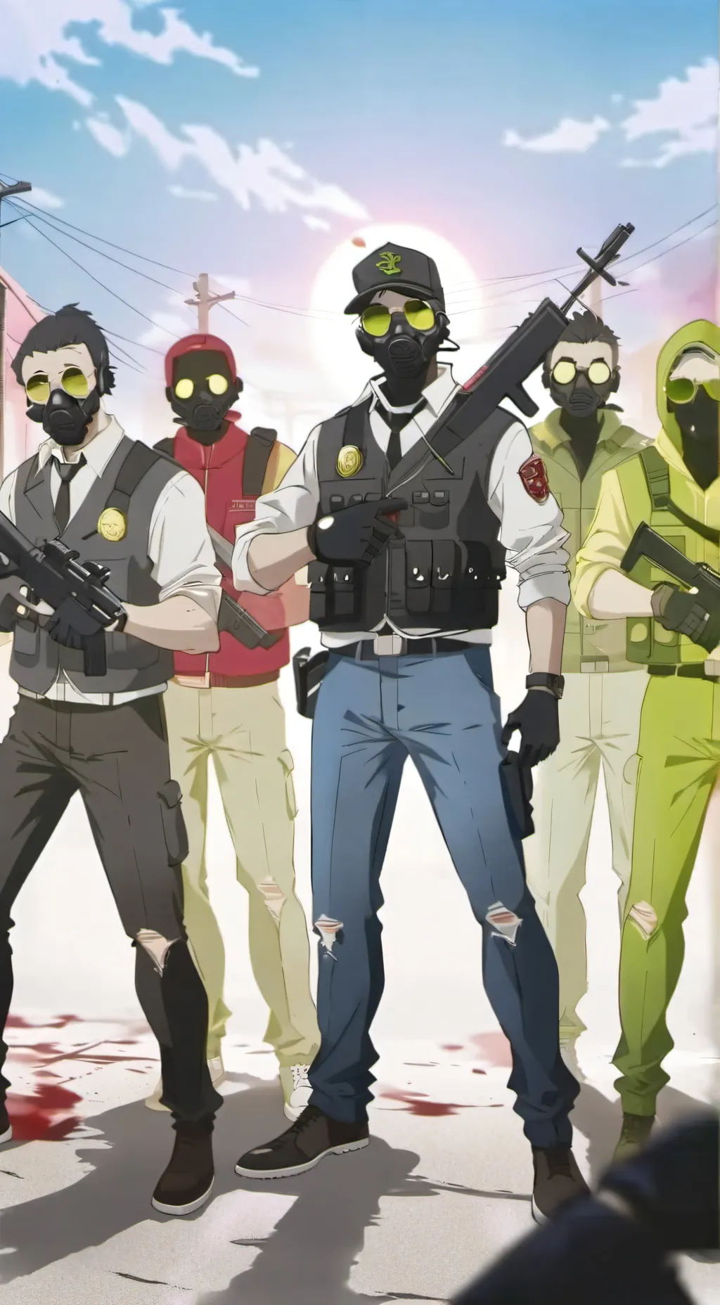 ai character: zombie gangster background