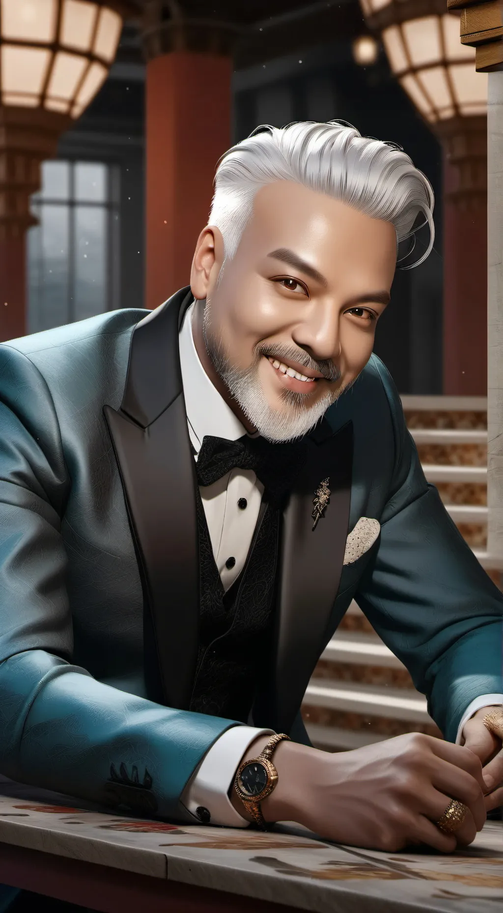 ai character: филип  background