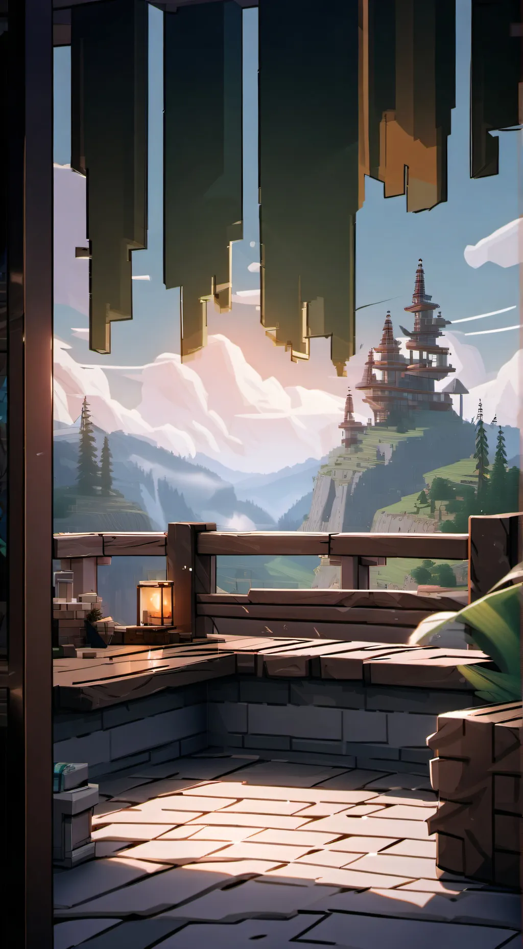 ai character: ST x Dream smp background