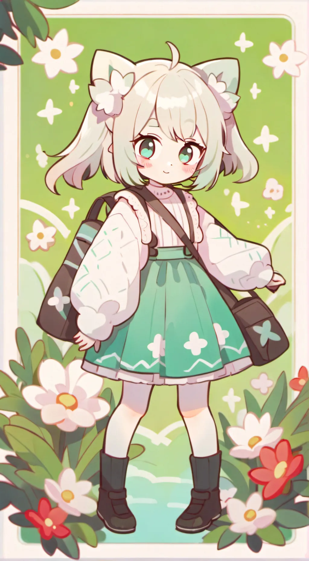 ai character: Мика background