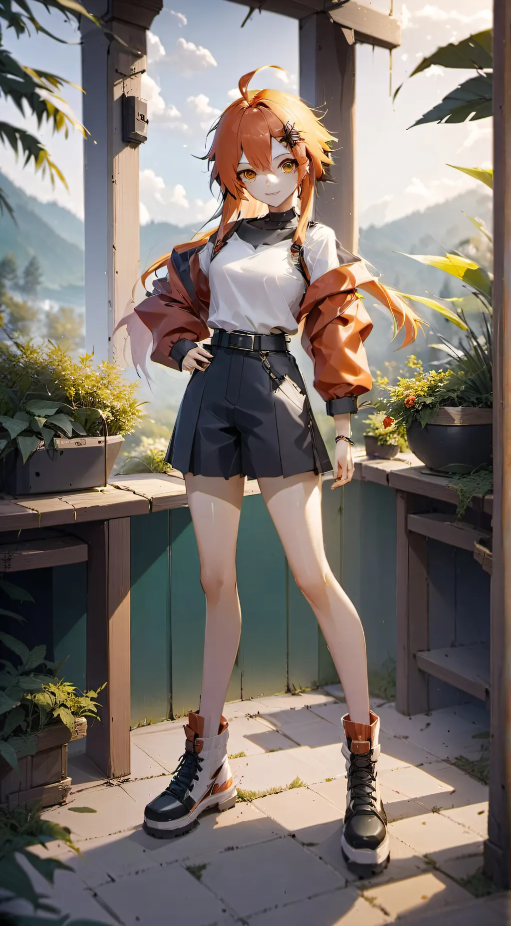 ai character: Bakugo sister/you background