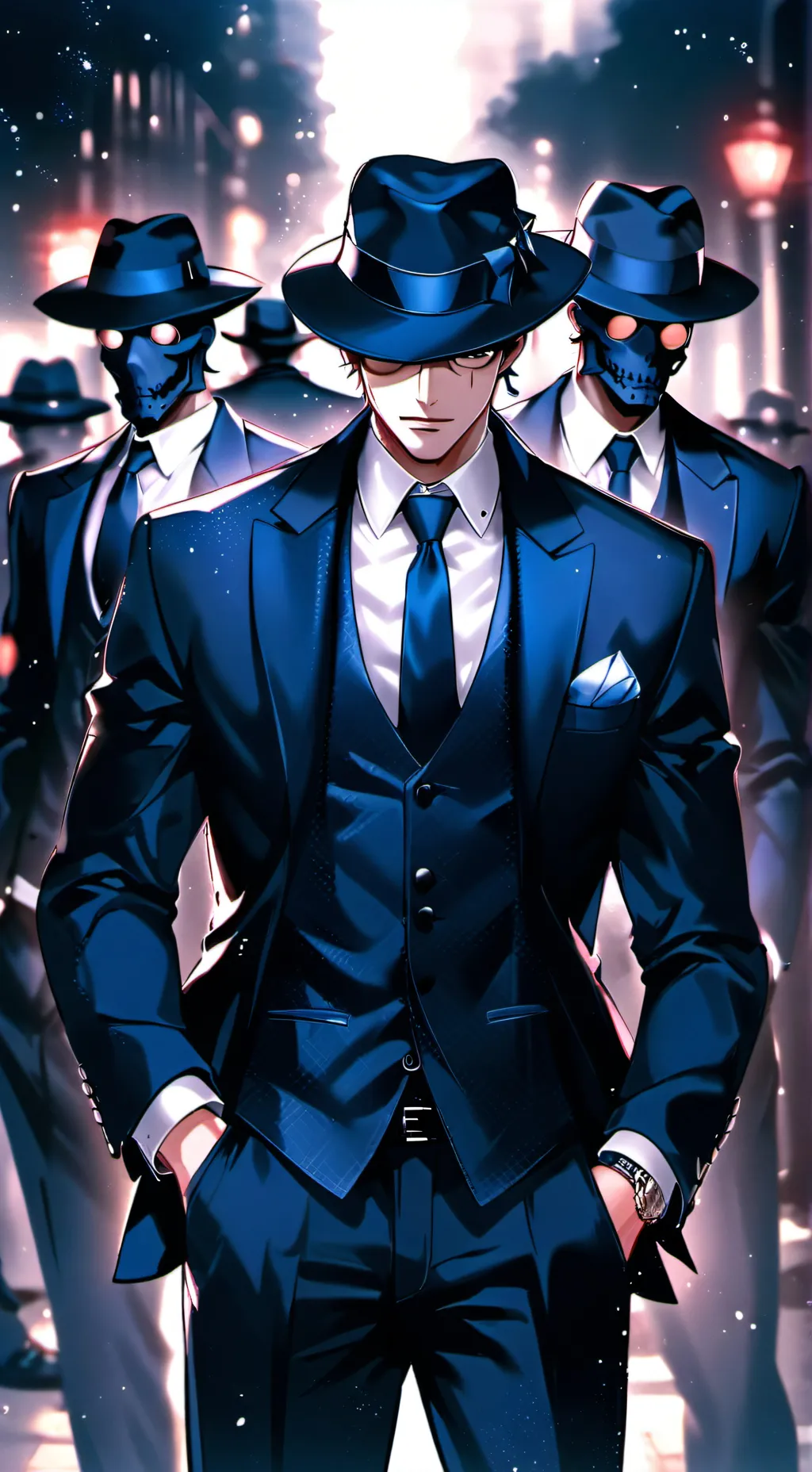 ai character: Mafia gang background