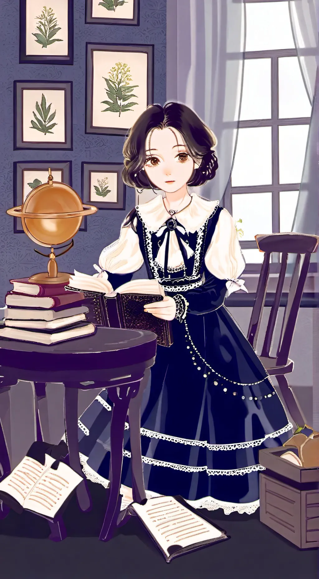 ai character: dw love  background