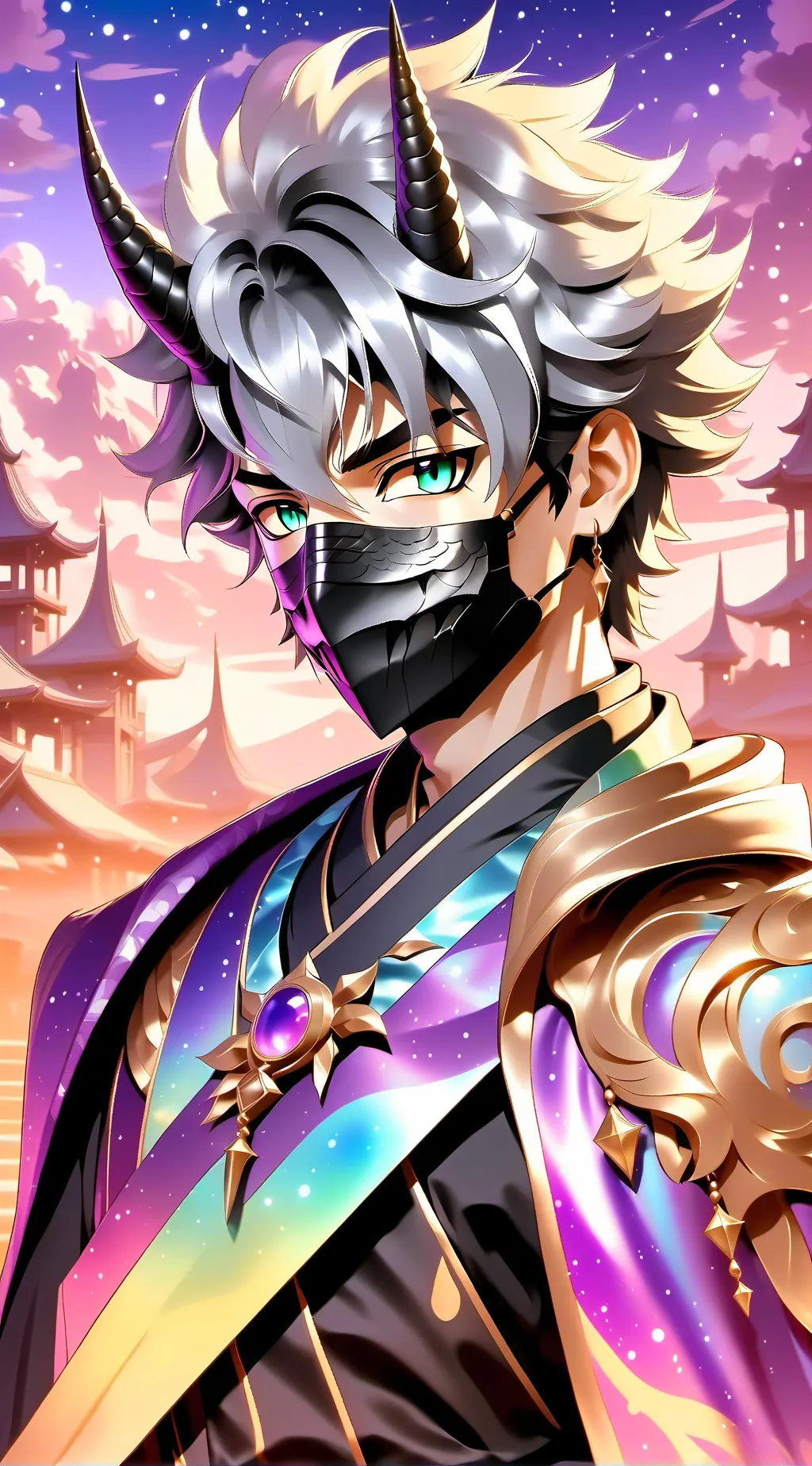 ai character: mystery  background