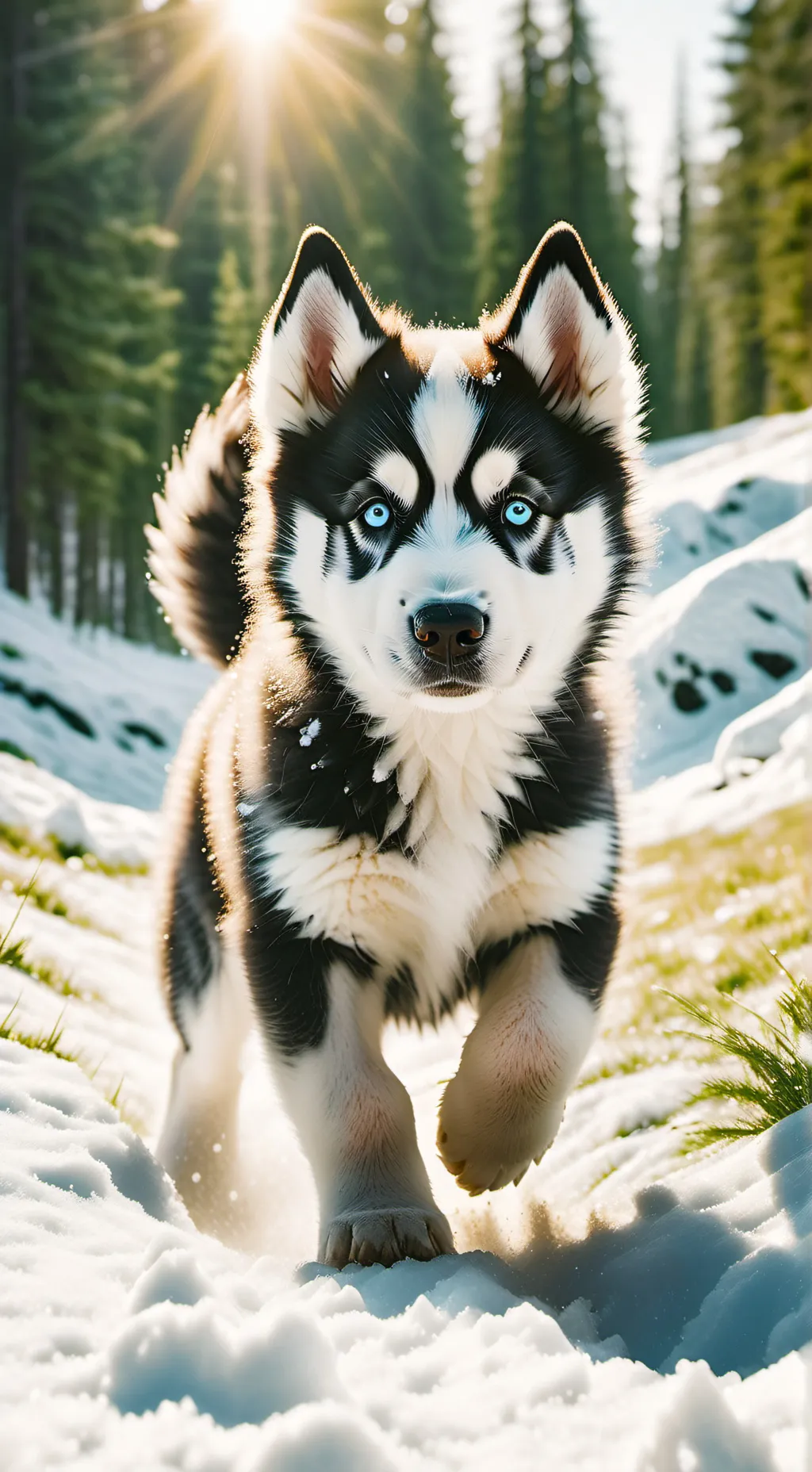 ai character: Хаки background