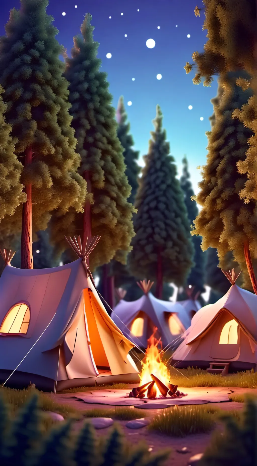 ai character: jjk field trip  background