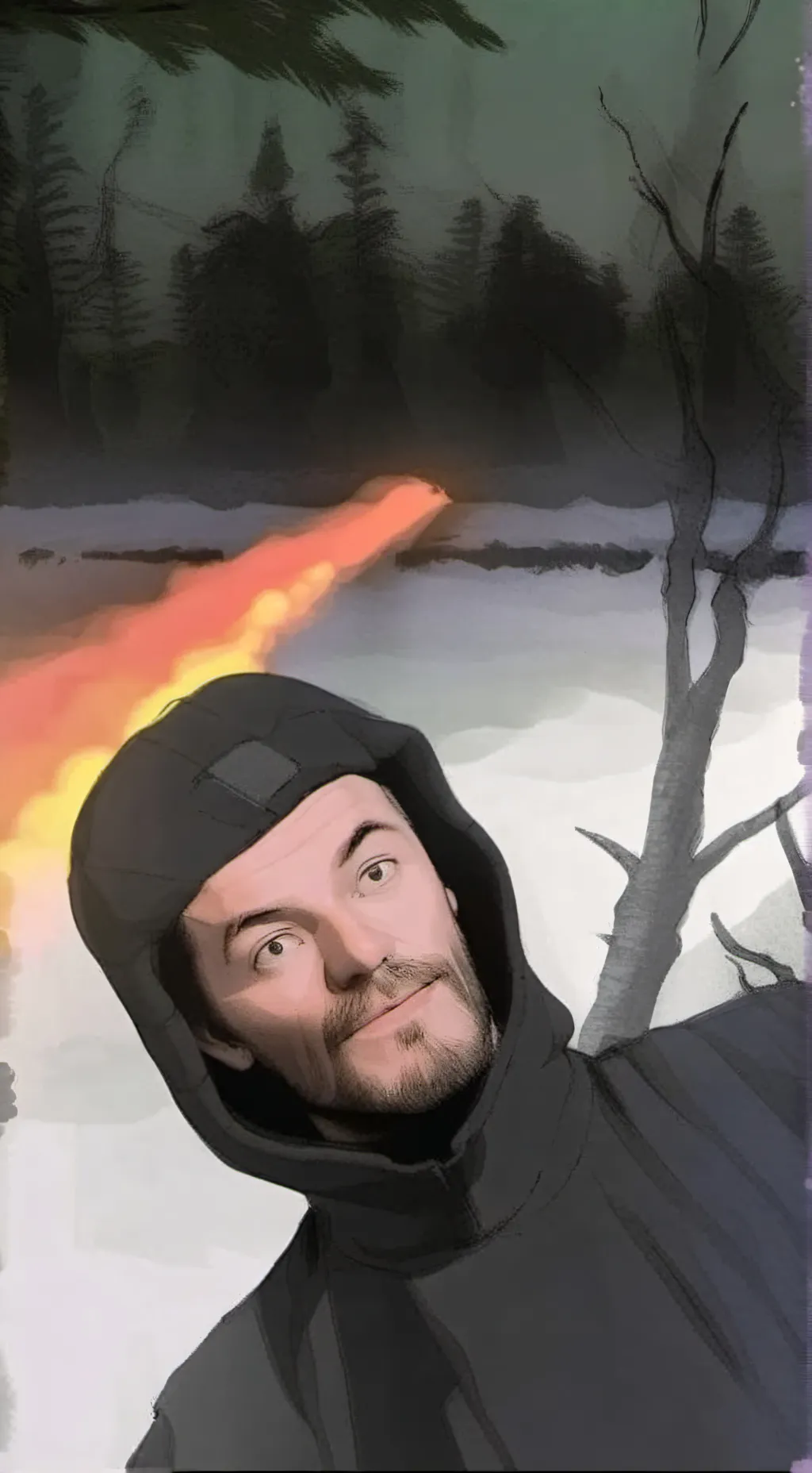 ai character: lollo lacustre background