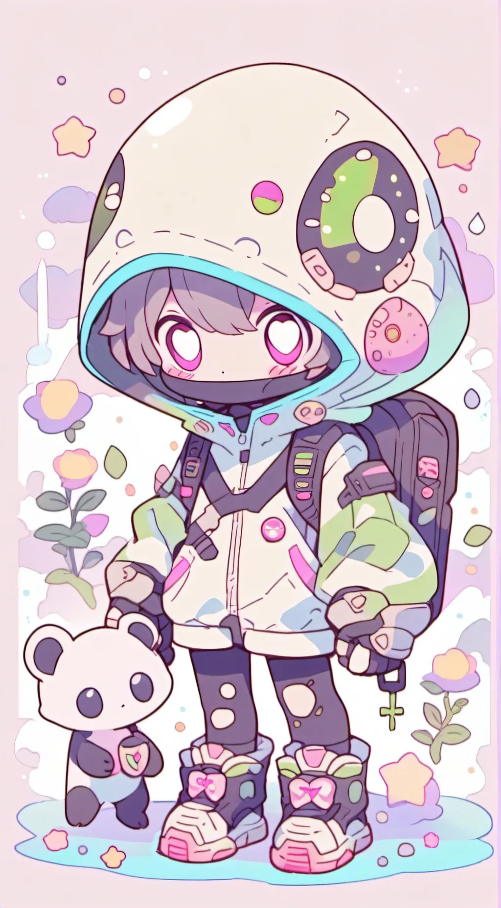 ai character: @silly-alien background