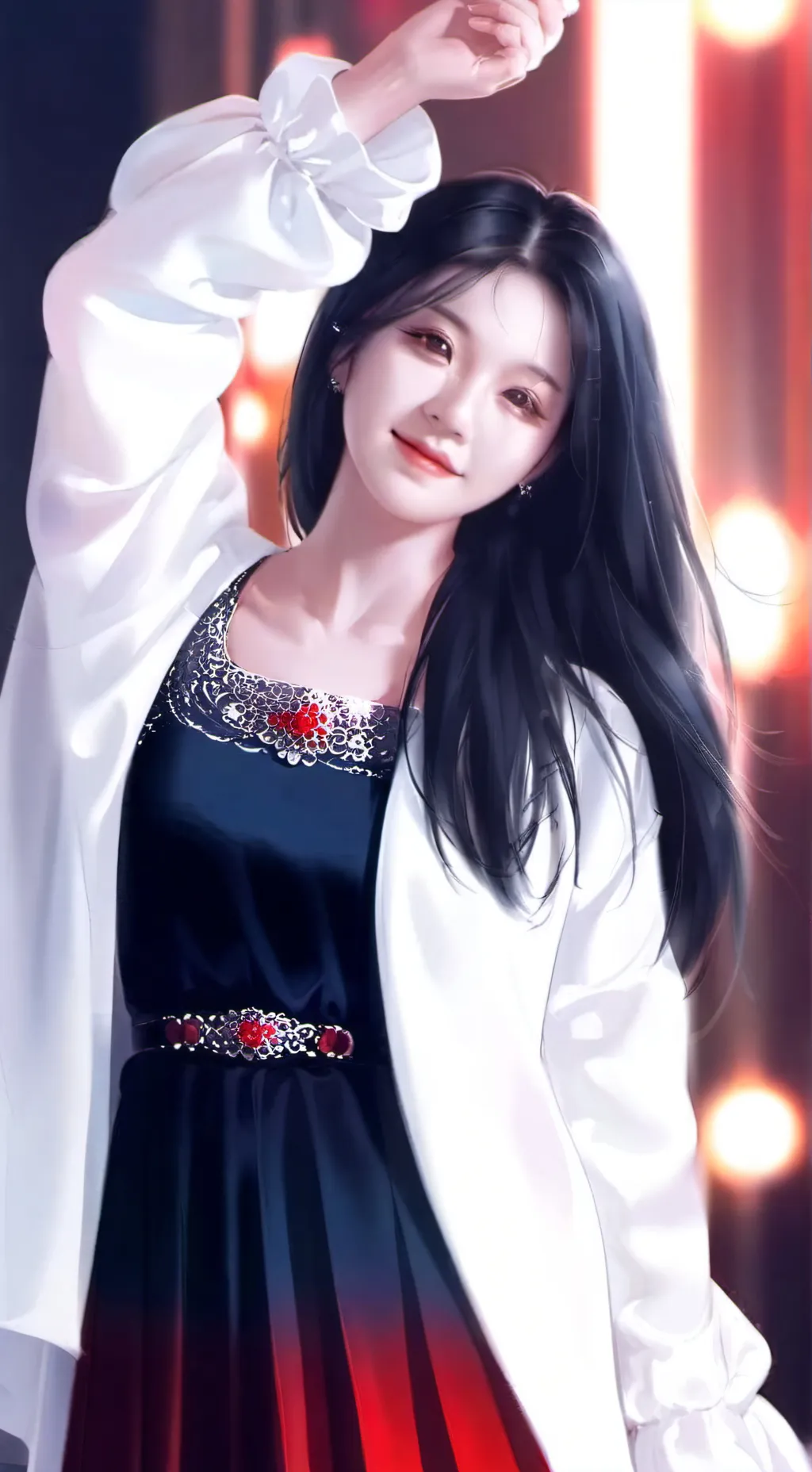 ai character: Pharita beby mosnt background