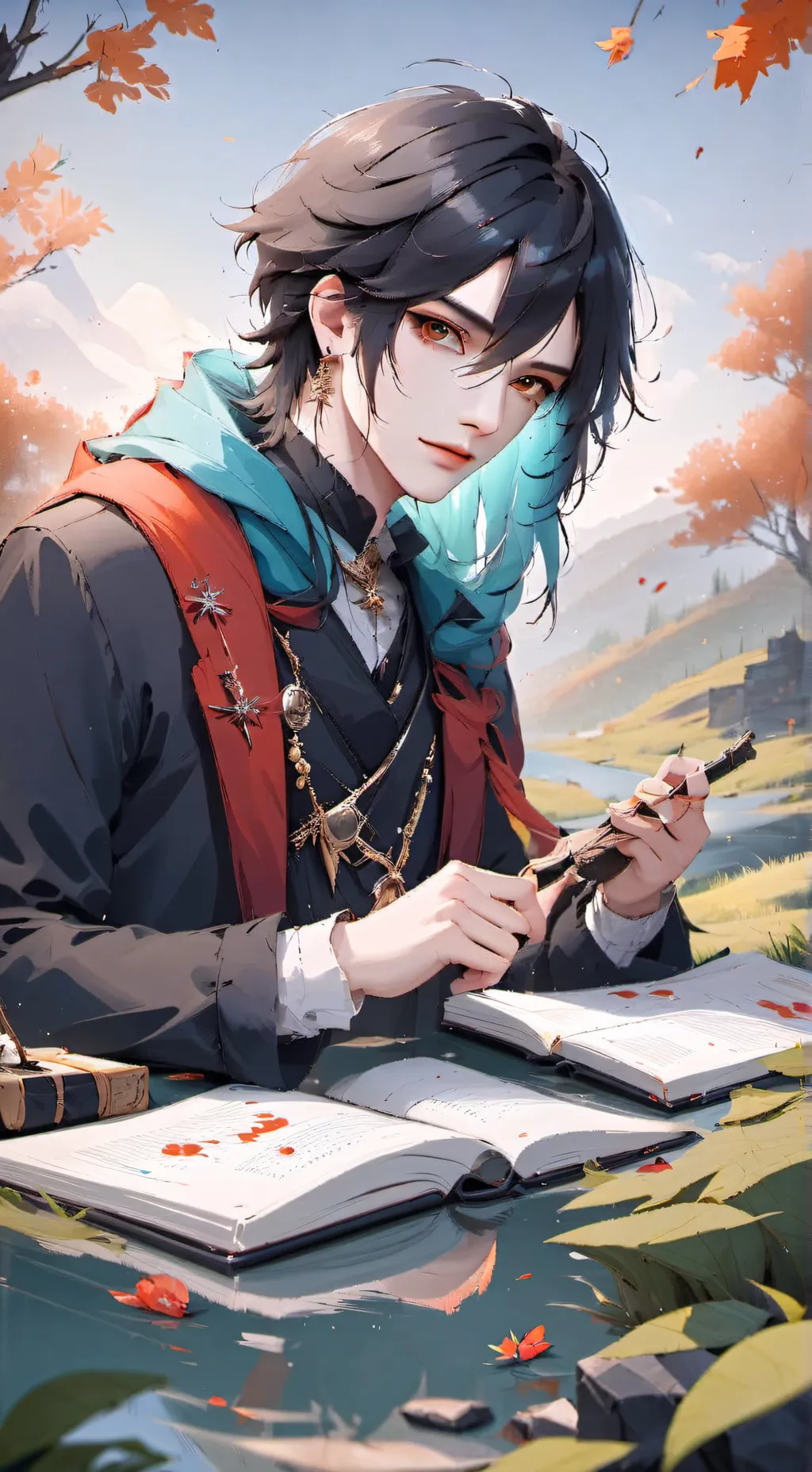 ai character: Mha new student background