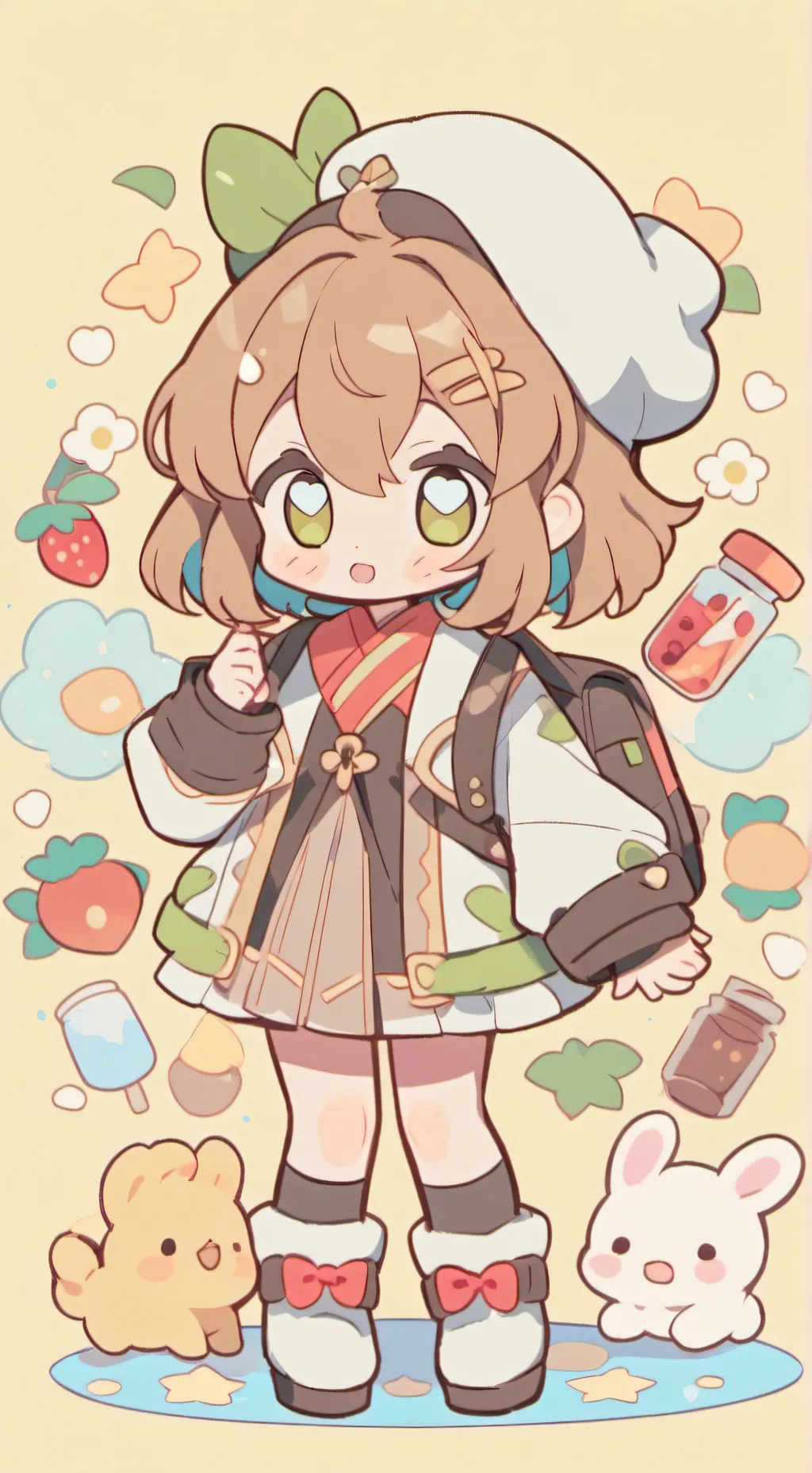 ai character: classe 4 D background