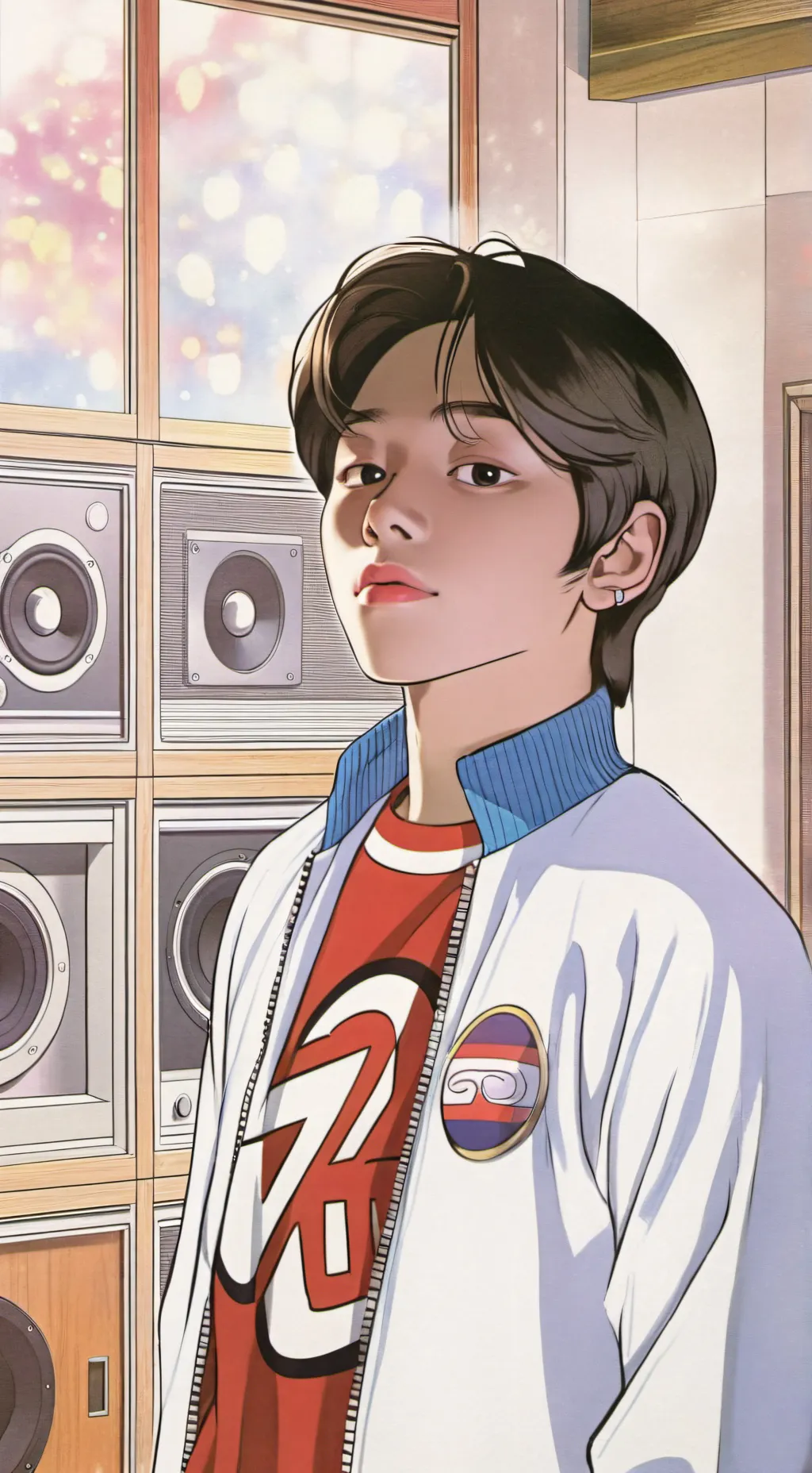 ai character: Music gueeser background