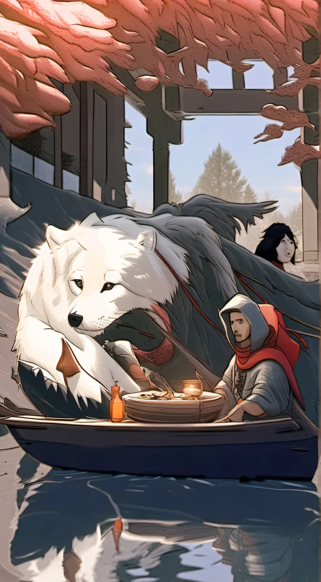 ai character: Hibrido background