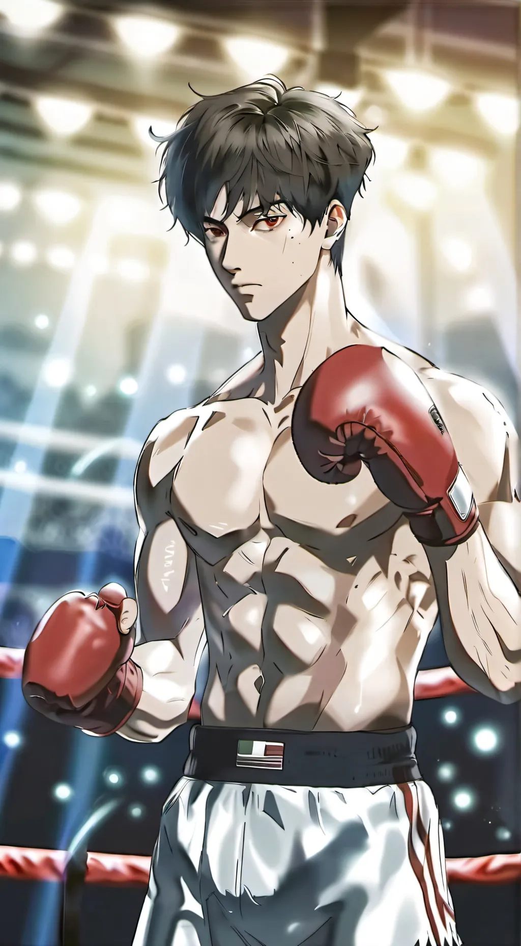 ai character: Killer boxer  background