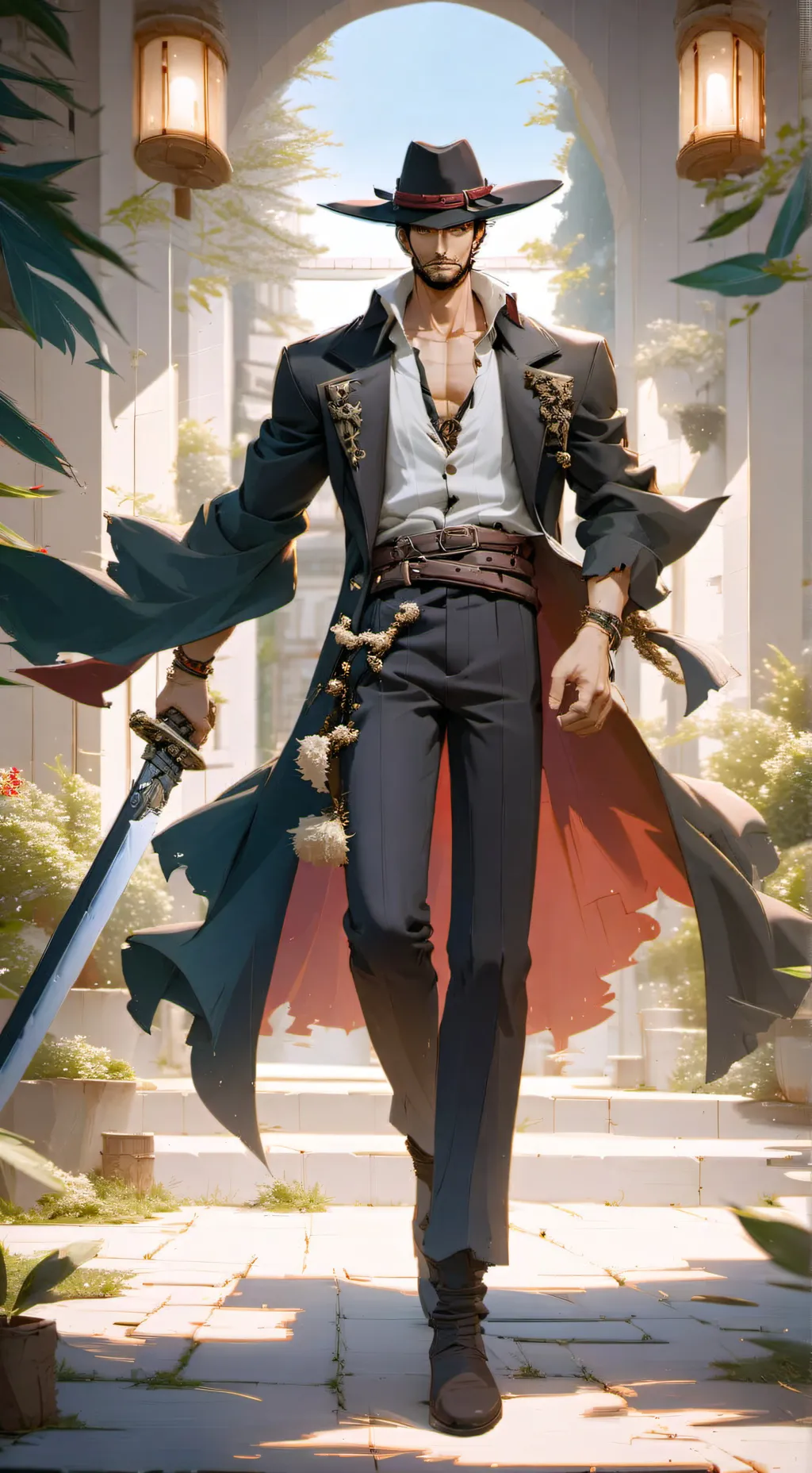 ai character: Mihawk background