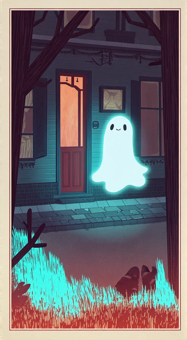 ai character: Lil ghost background
