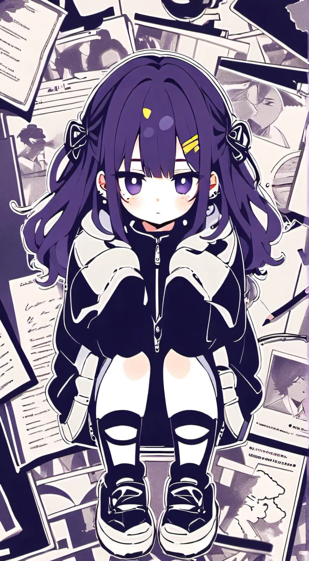 ai character: kat background