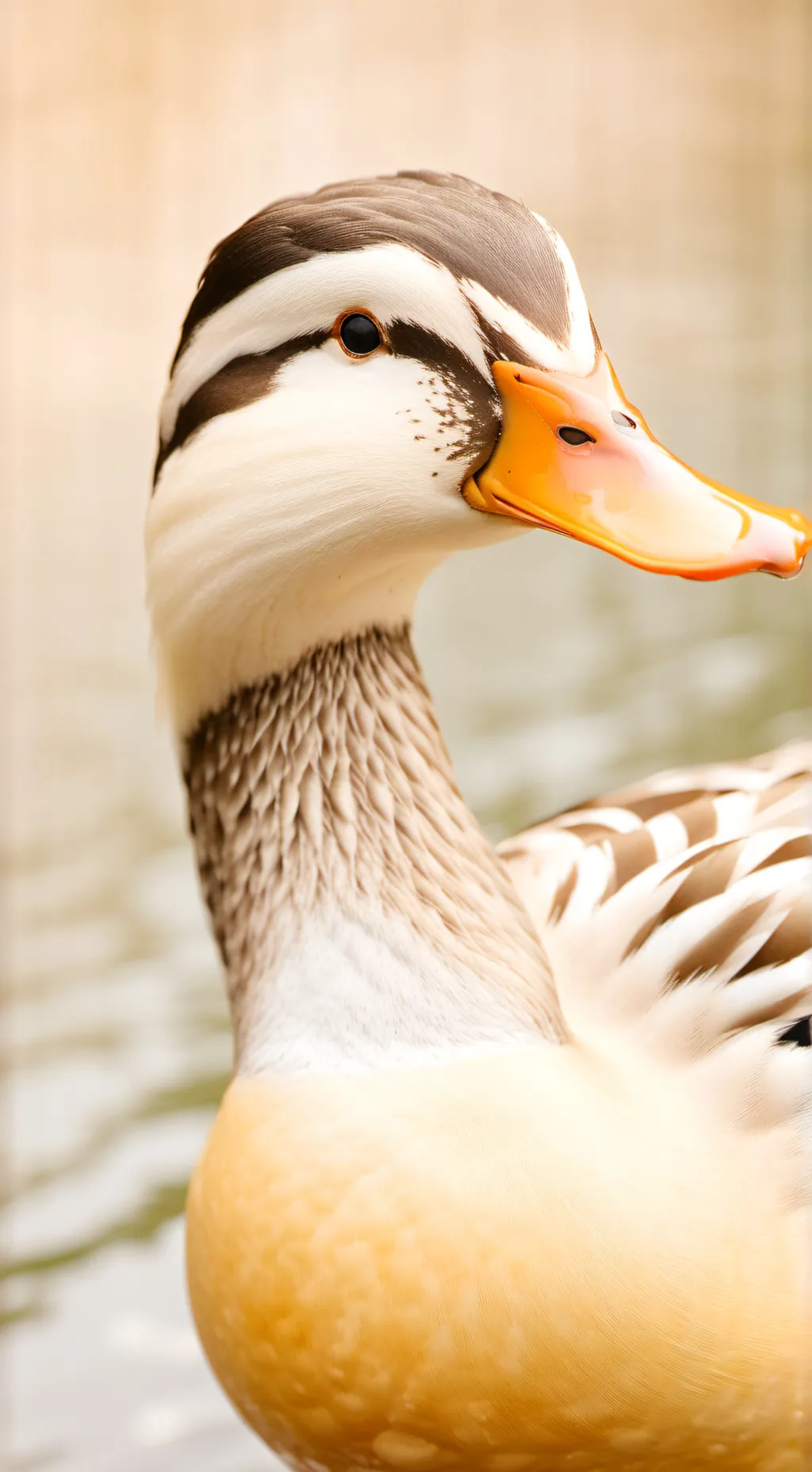 ai character: Duck country background