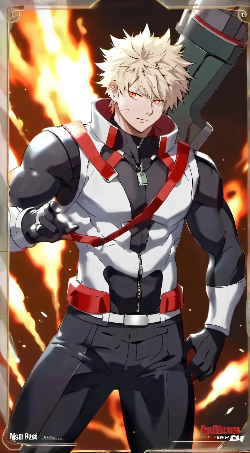ai character: MHA new student! background