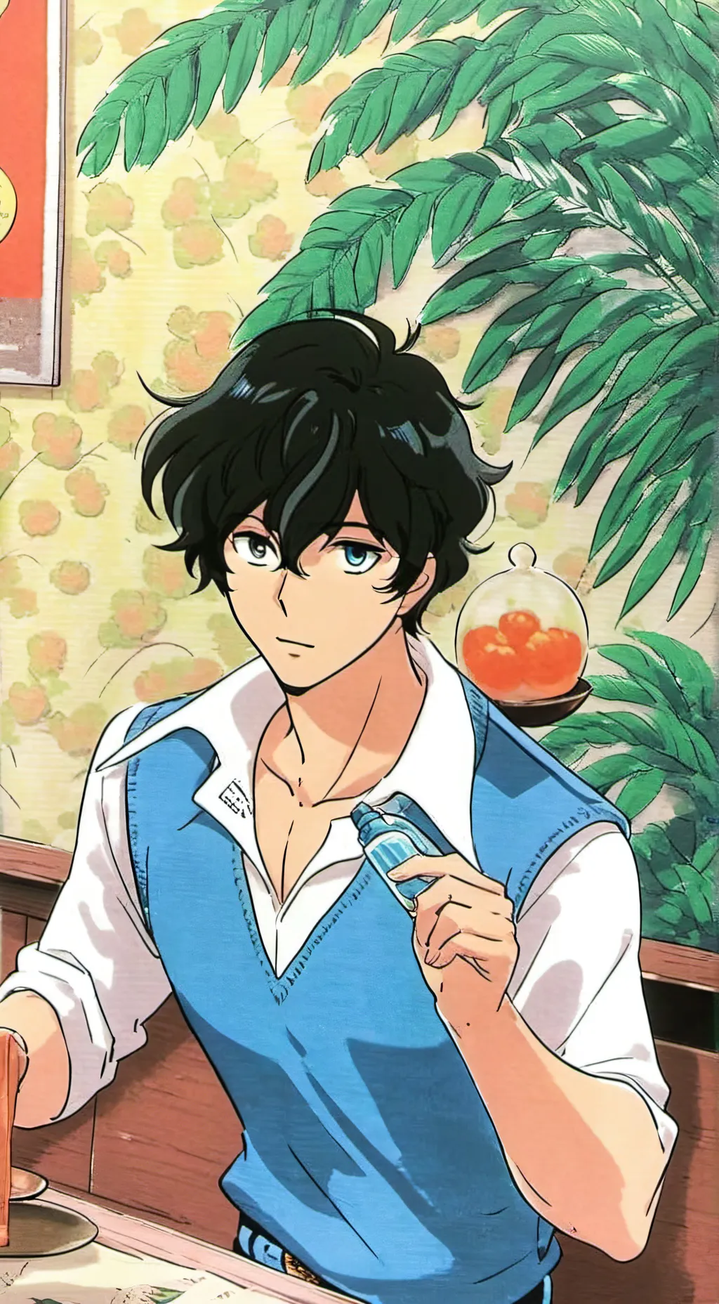 ai character: markos background