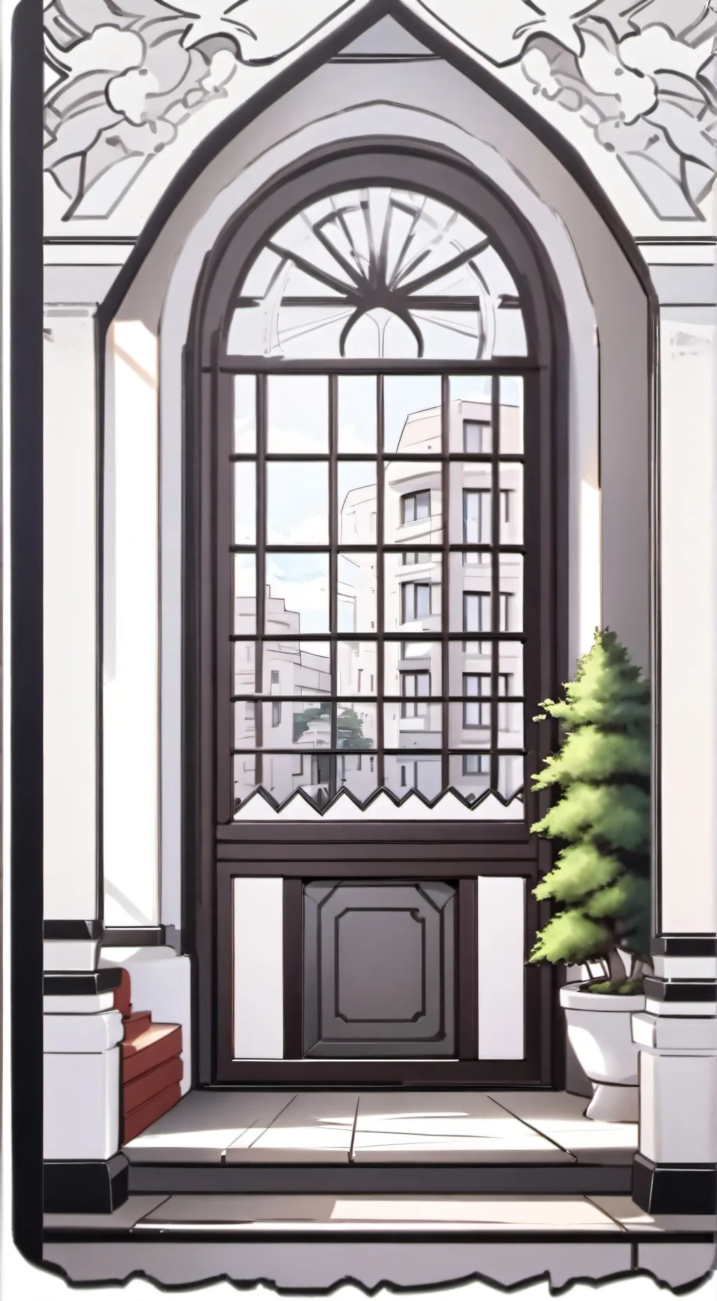 ai character: Escuela Sprunkiana background