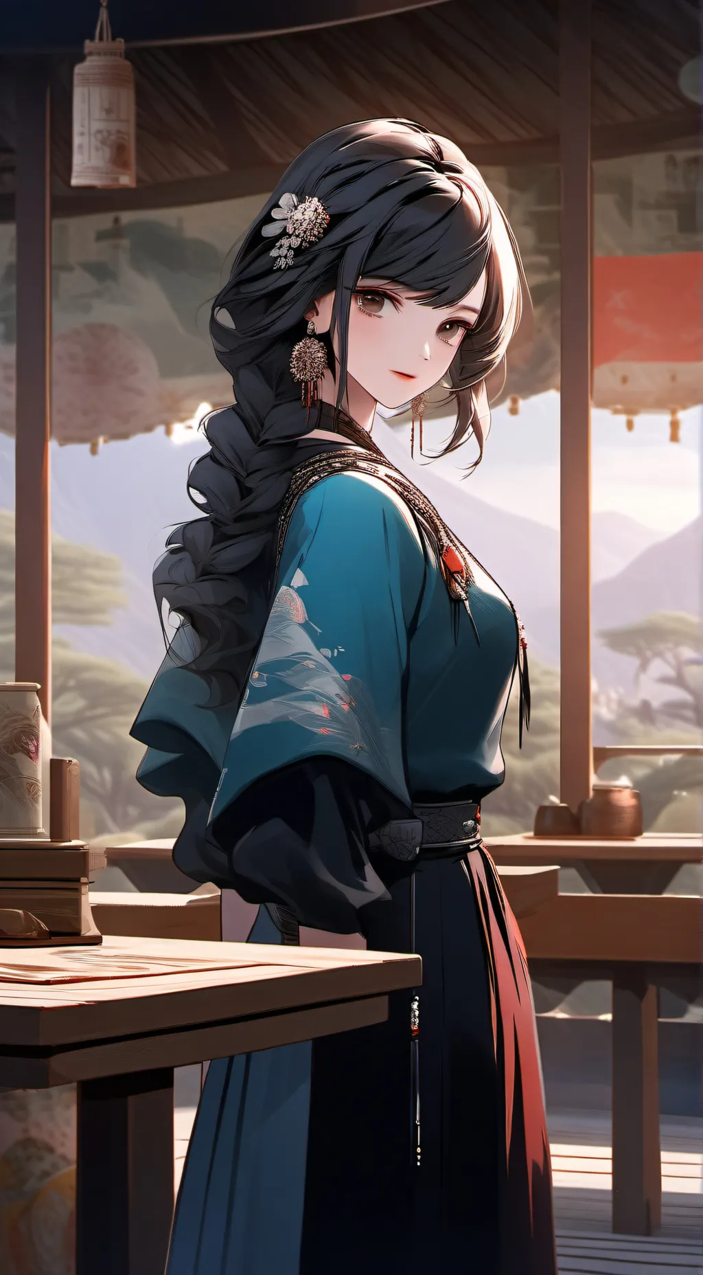 ai character: Lara background