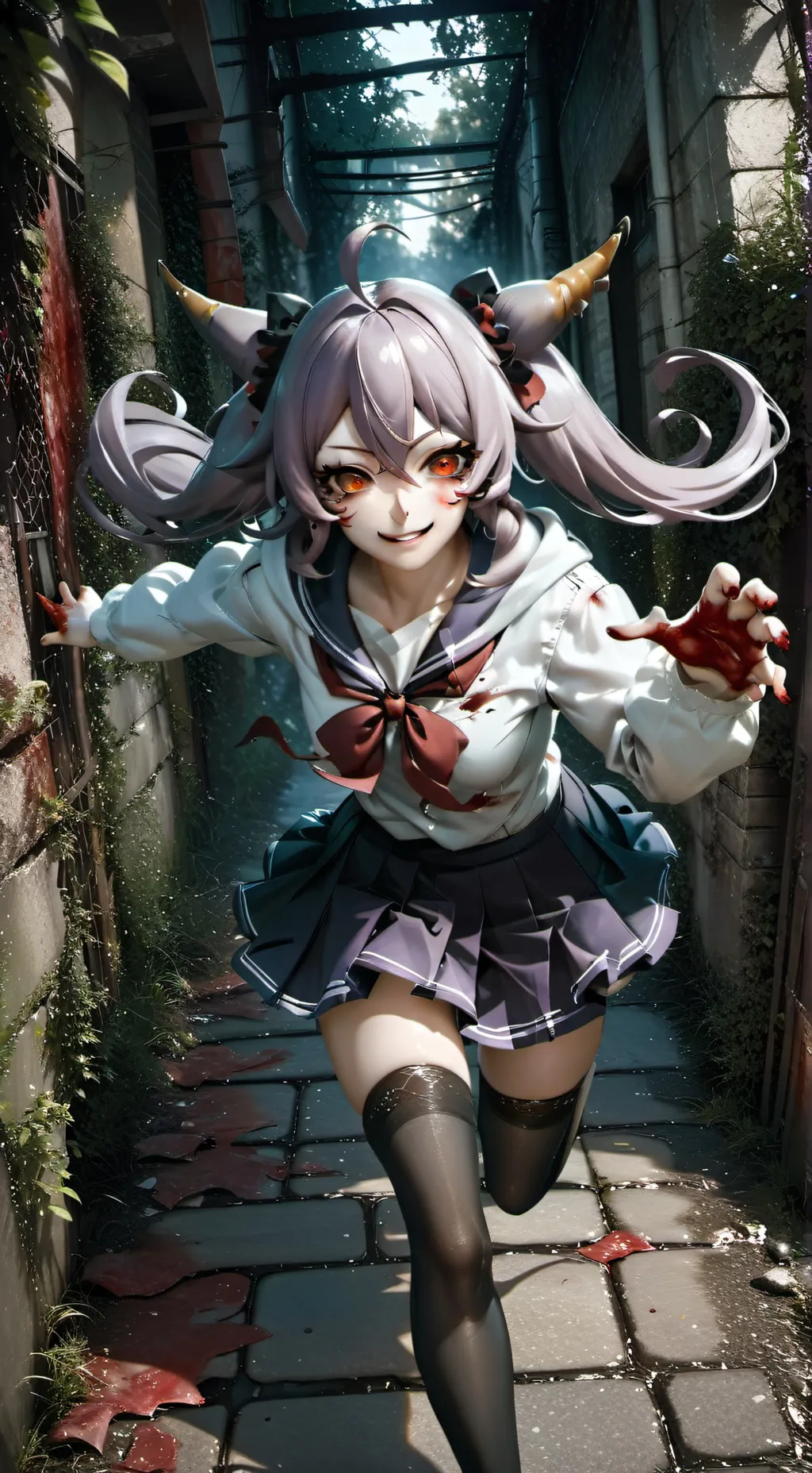 ai character: Rika (Yandere) background