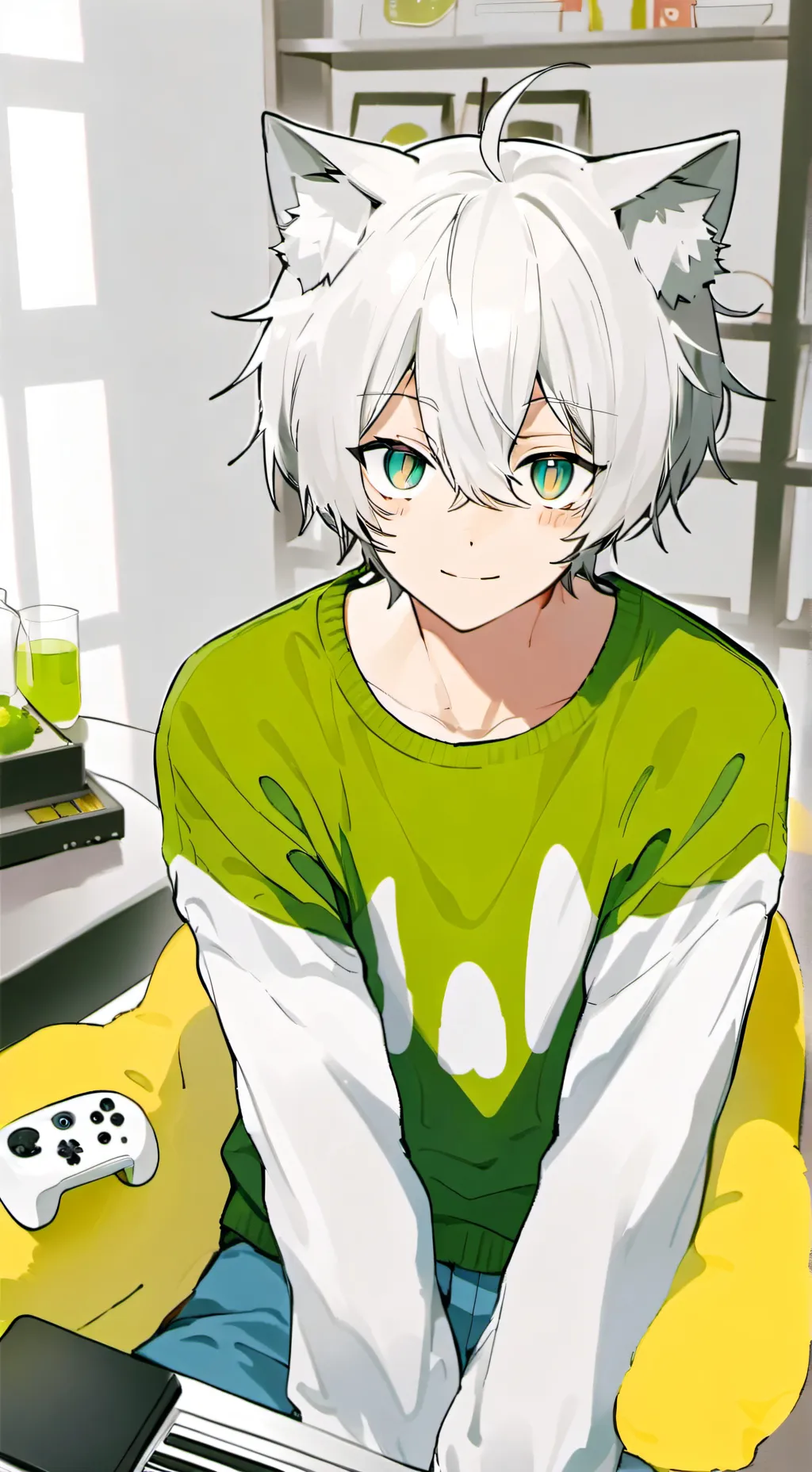 ai character: Whisker White Spir background