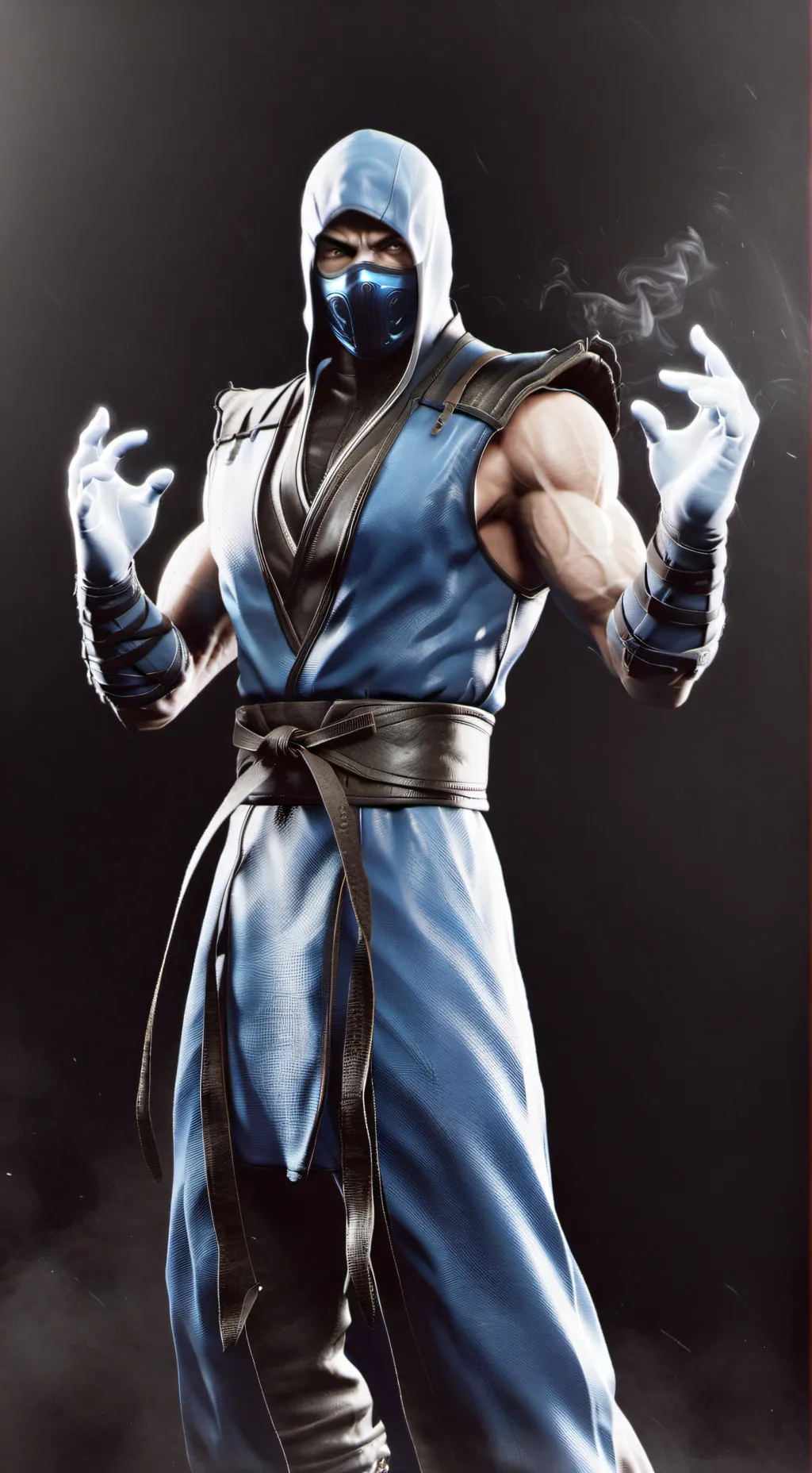 ai character: sub zero background