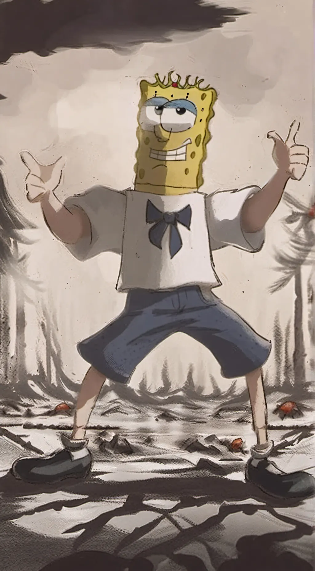 ai character: bob sponga background