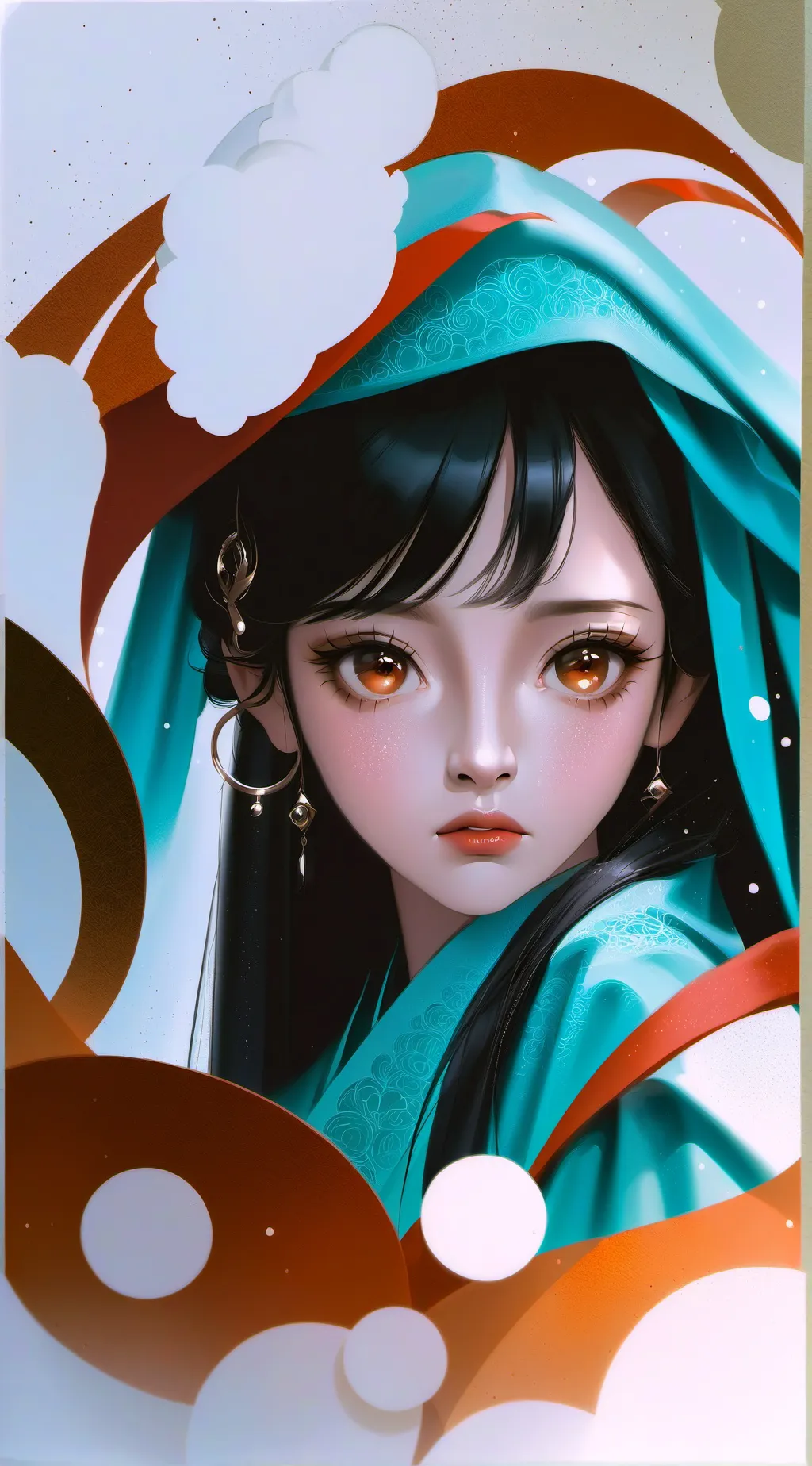 ai character: 🤑🍀 background