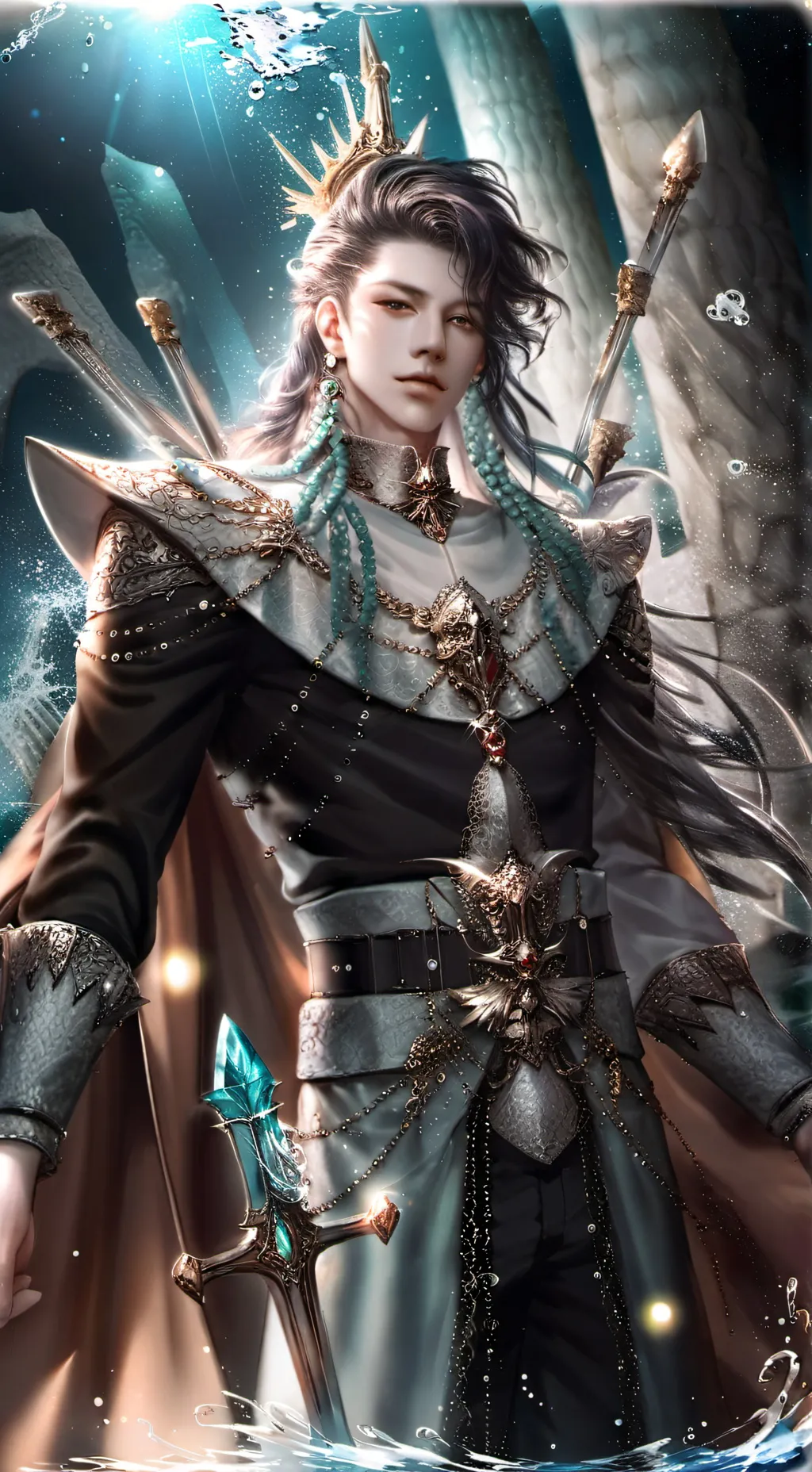 ai character: Poseidon the Curio background