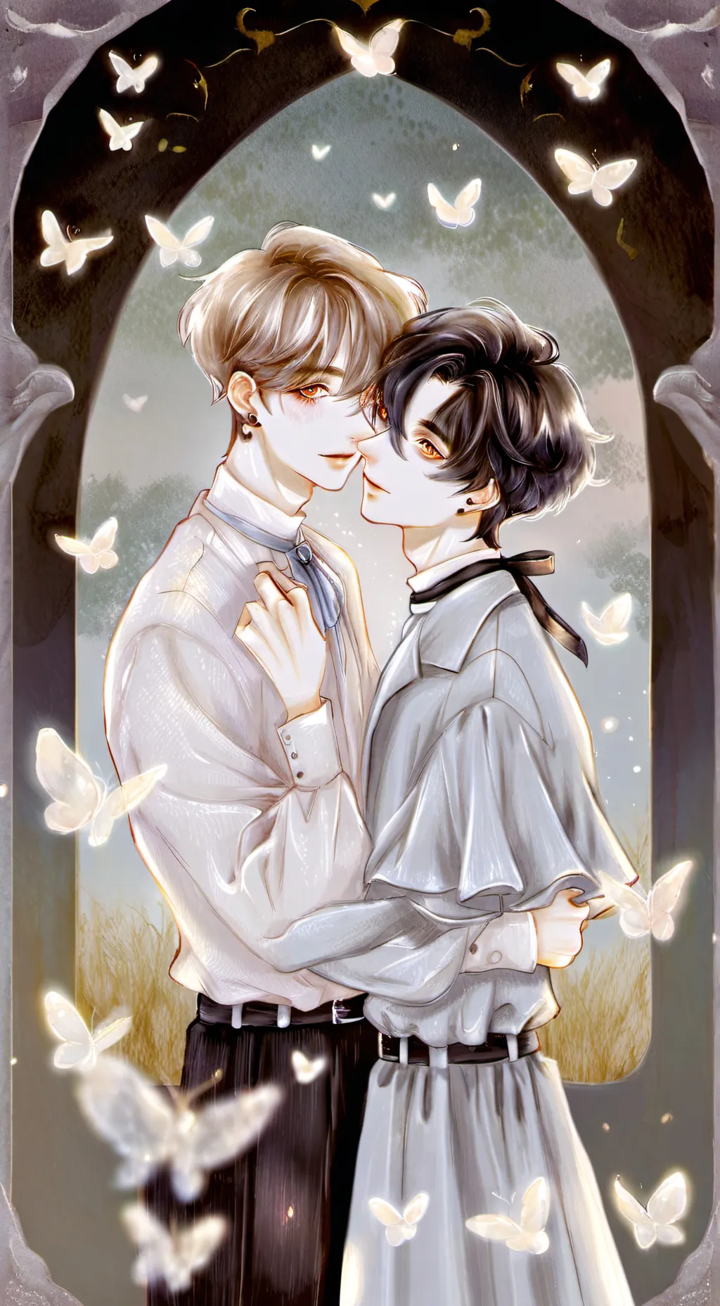 ai character: ron and harry background