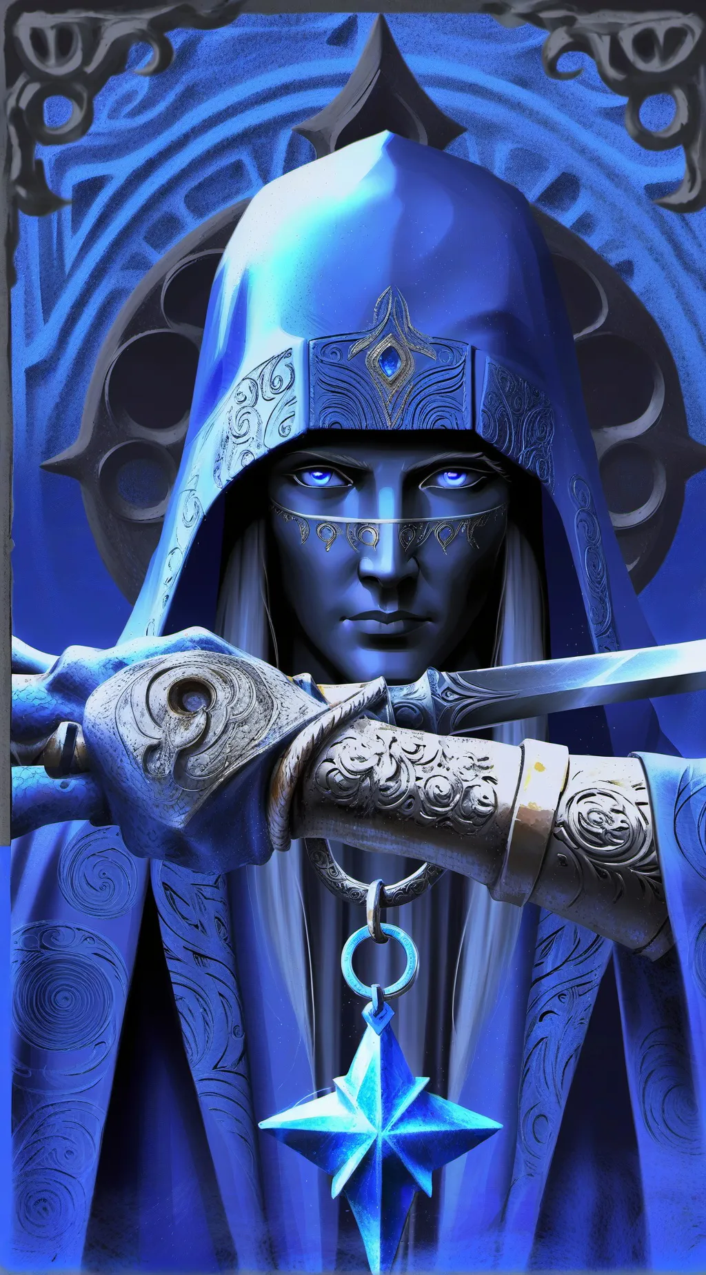 ai character: coolkidd eats sun background