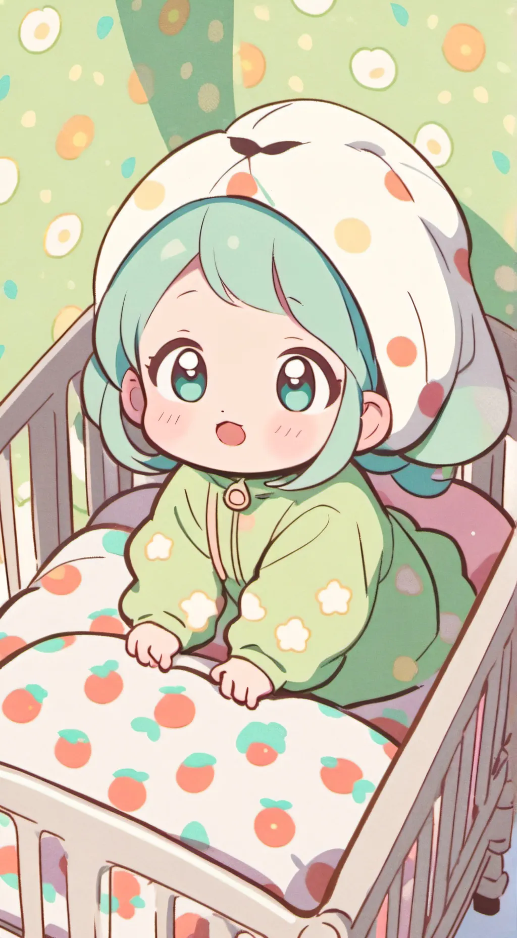 ai character: Cute baby kayla background
