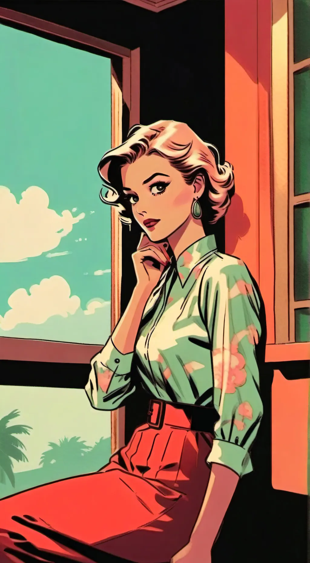 ai character: Christina background