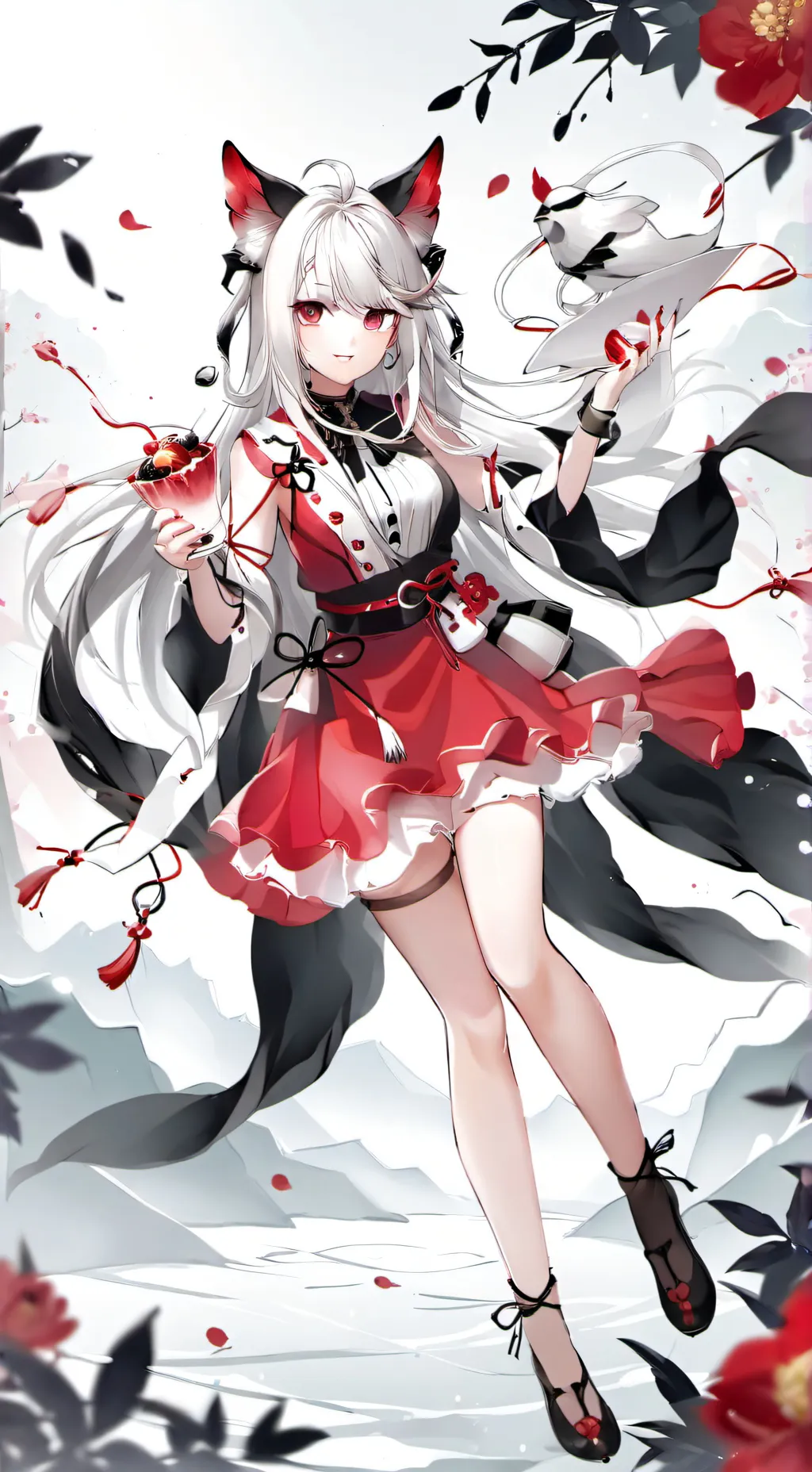 ai character: Кэт background