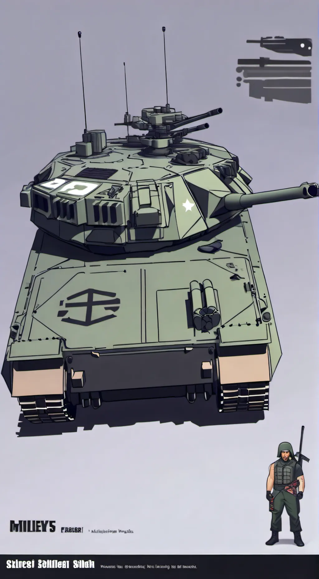 ai character: M3 Bradley background