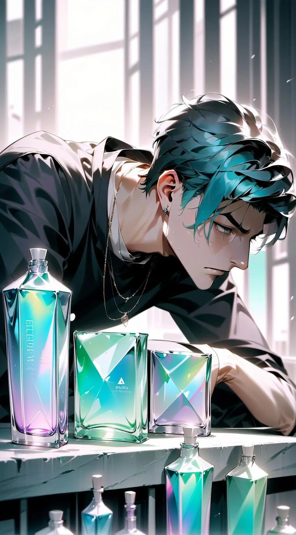 ai character: Damian  background