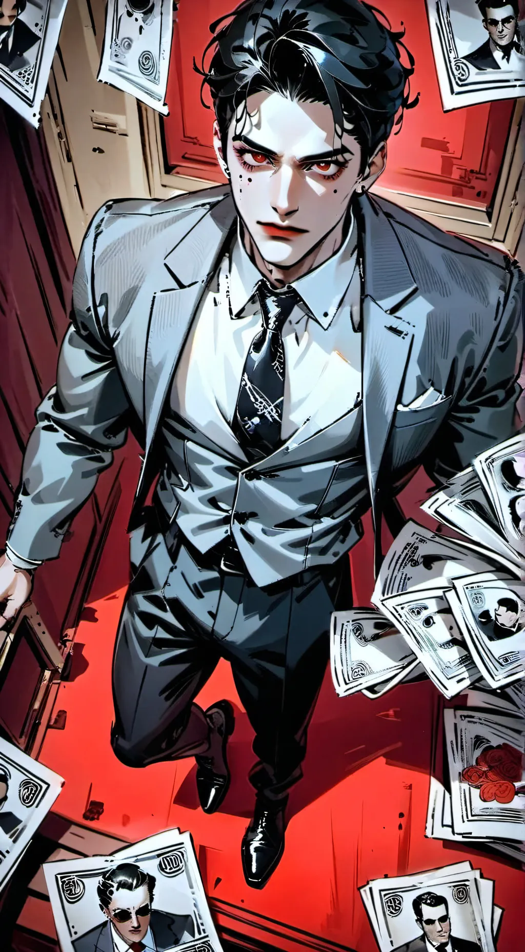 ai character: Liam Hemsworth  background