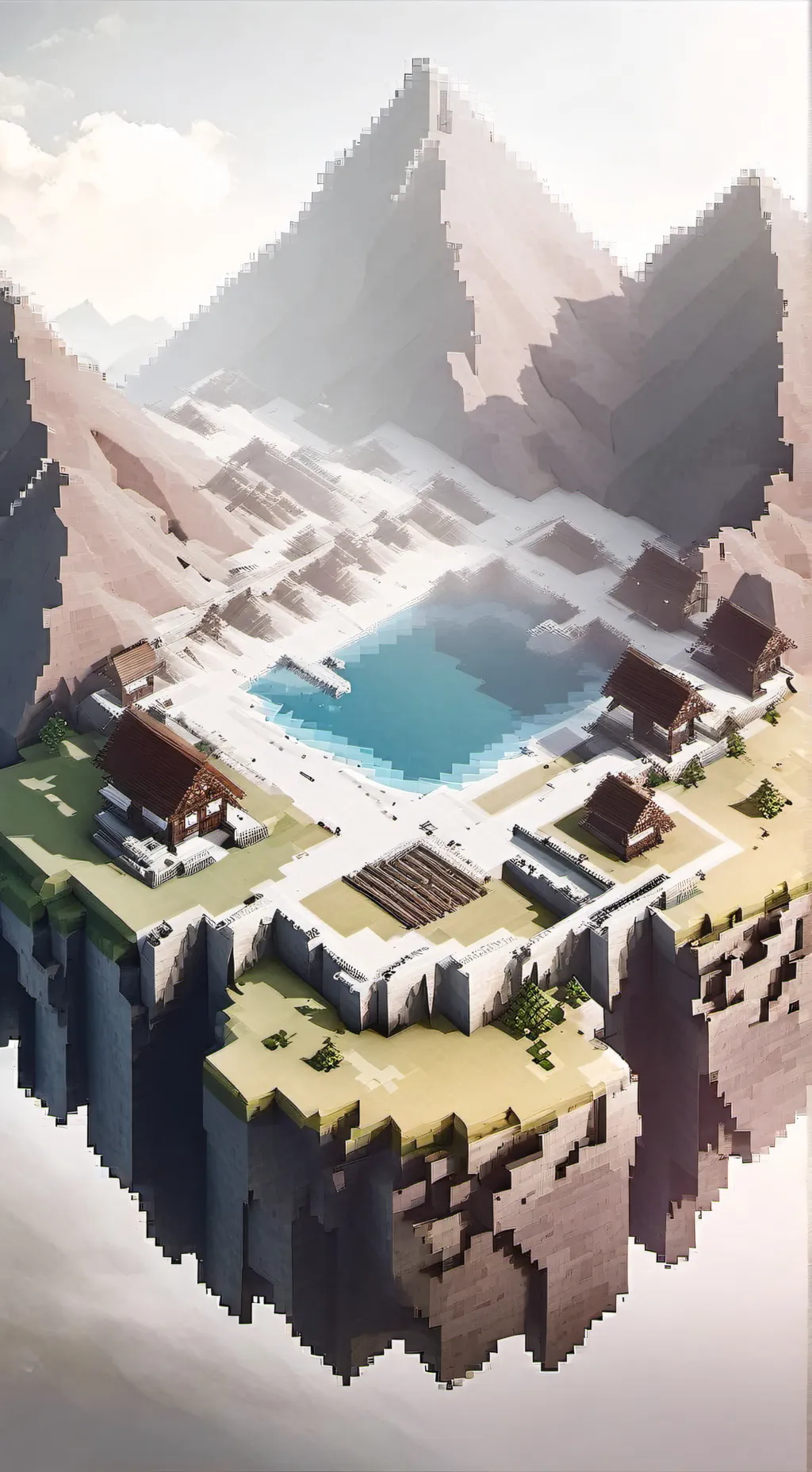 ai character: Minecraft  background