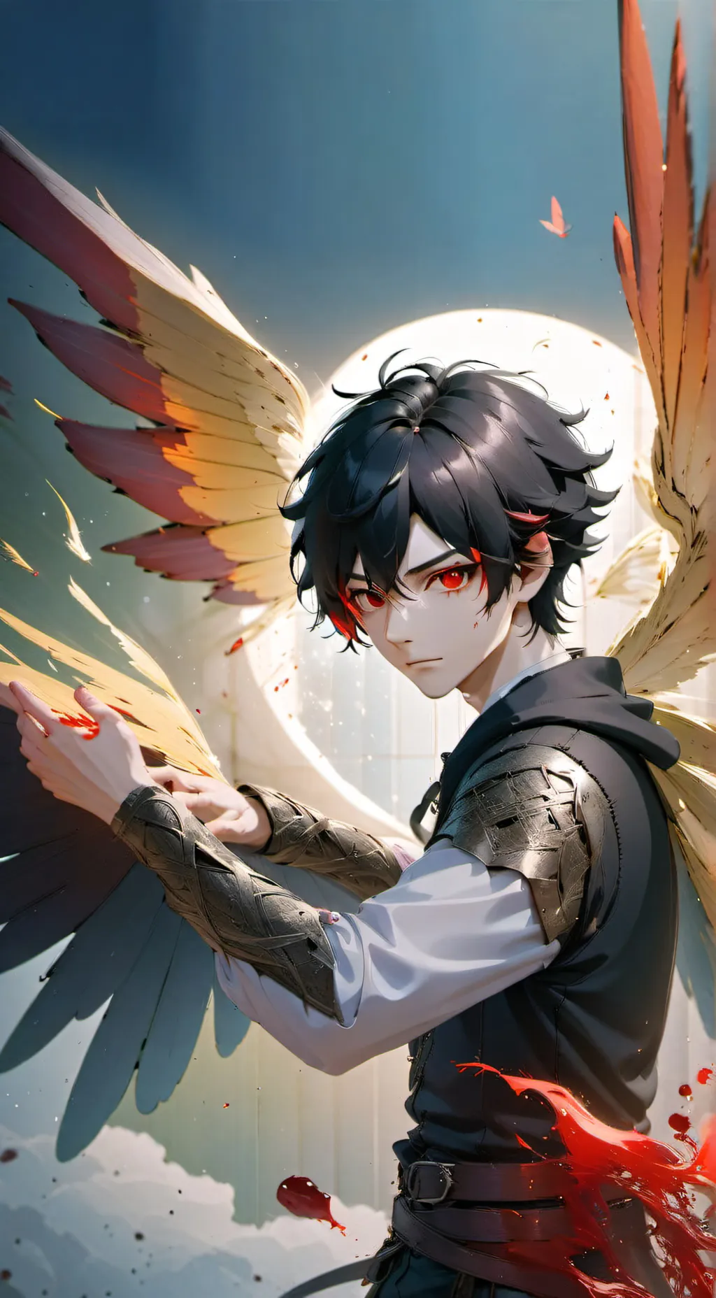 ai character: The fairy of death background