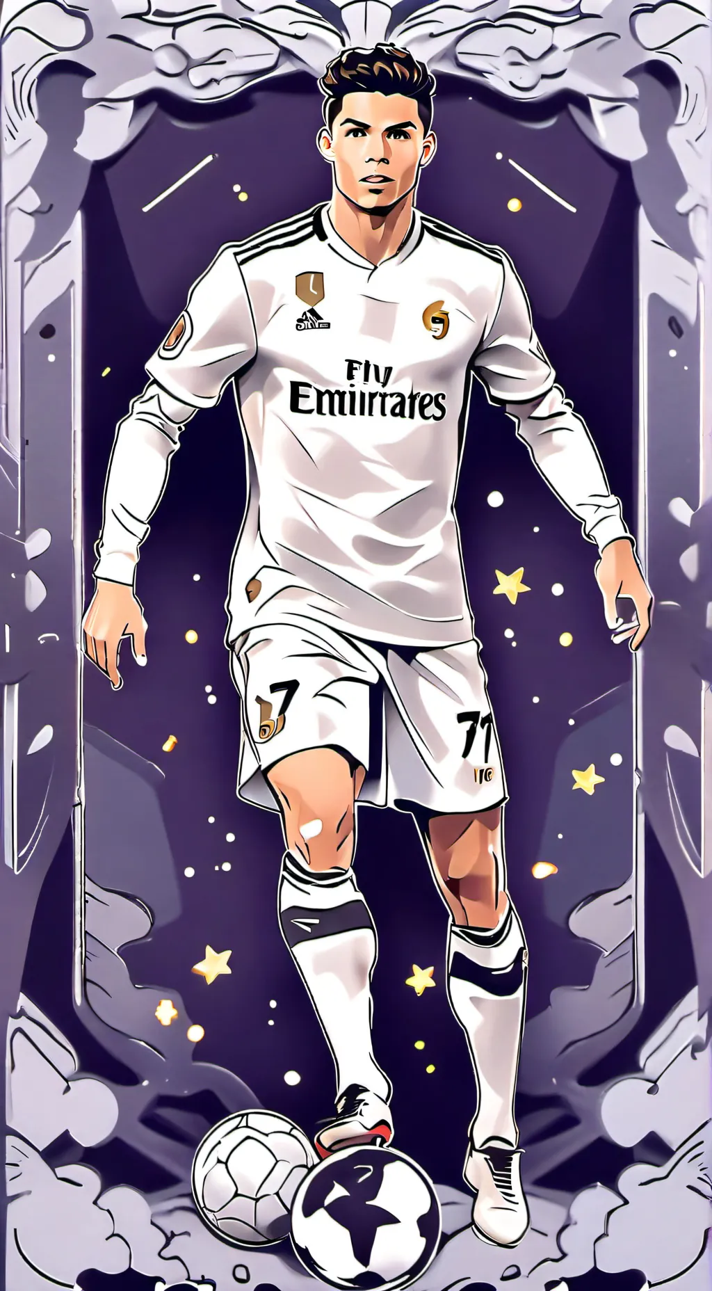 ai character: Ronaldo background