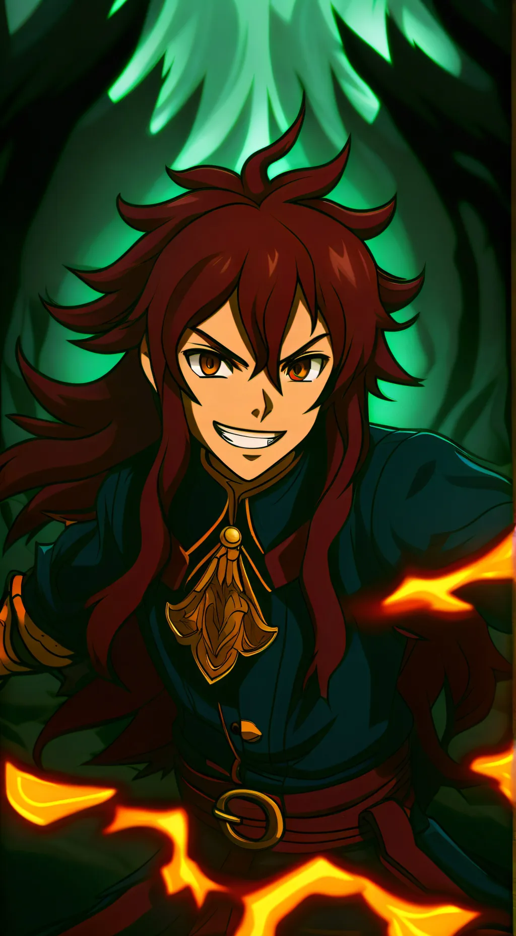 ai character: crazed fighter background