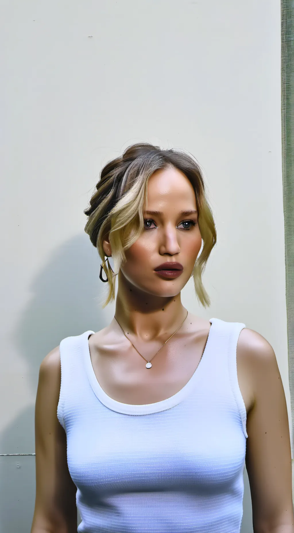 ai character: Jennifer lawrence  background