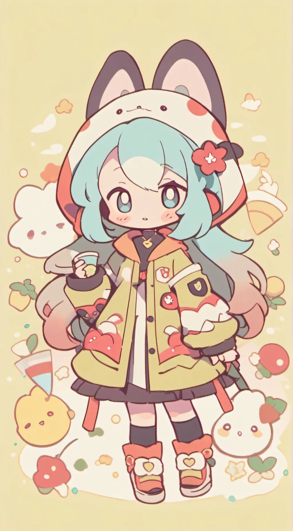 ai character: Beats lefts background