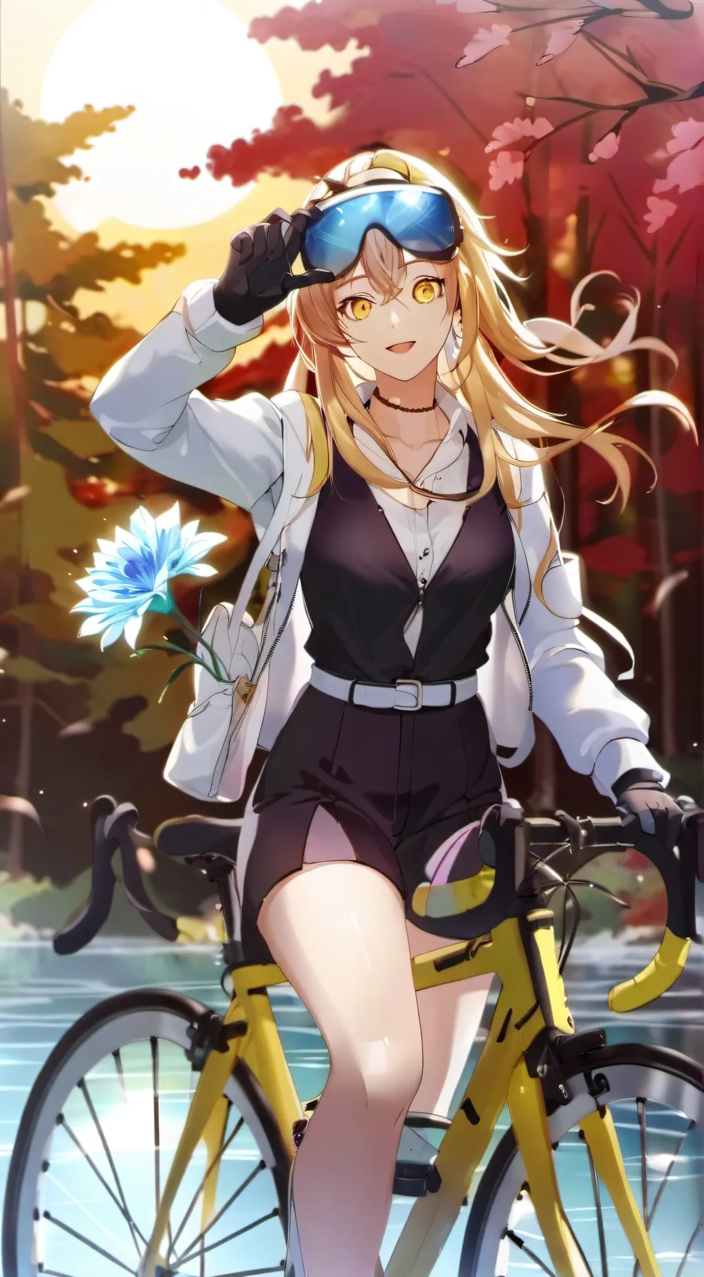 ai character: Annie  background